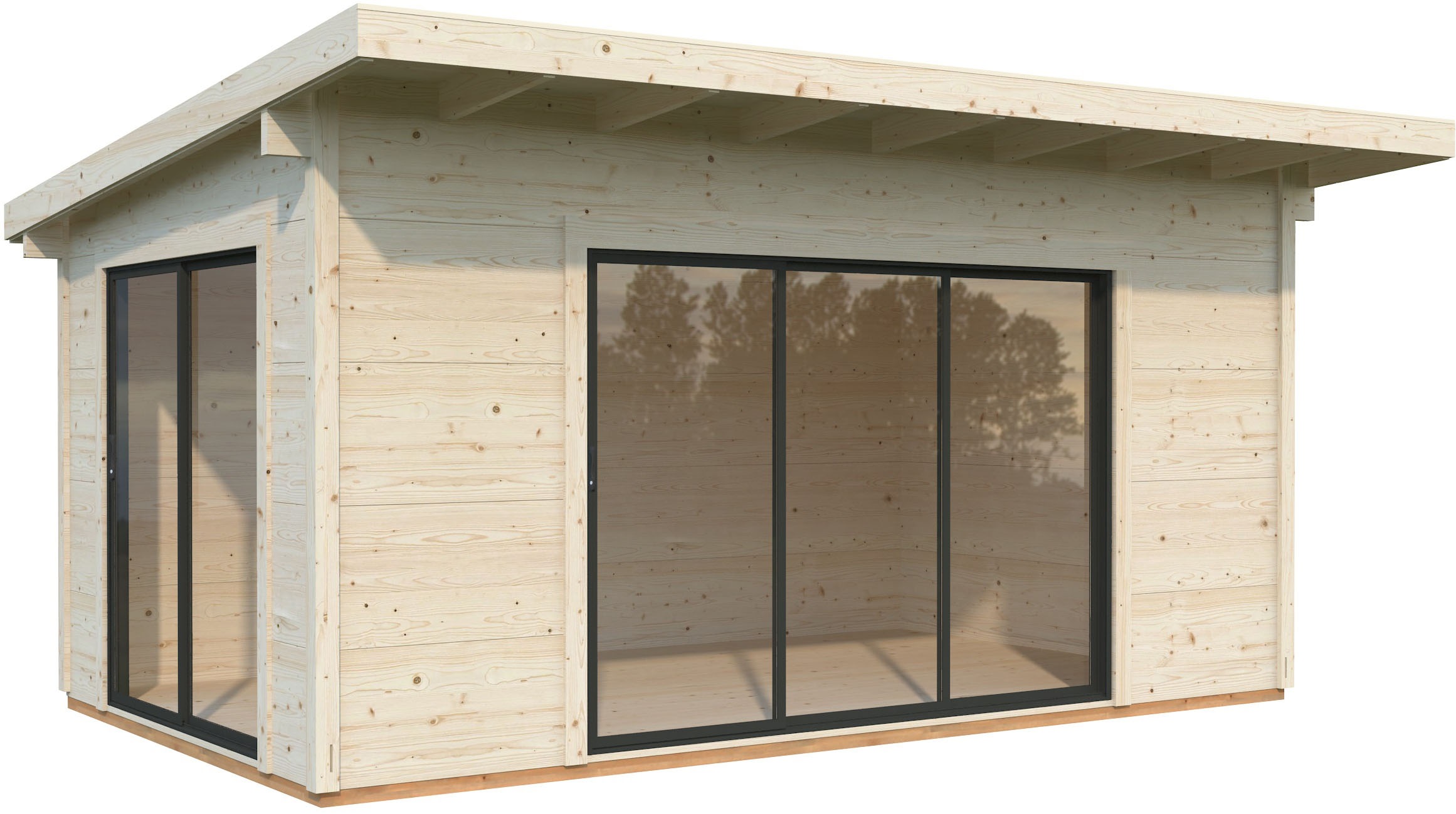 Palmako Gartenhaus "Grace Slide Plus" verschiedene Farben