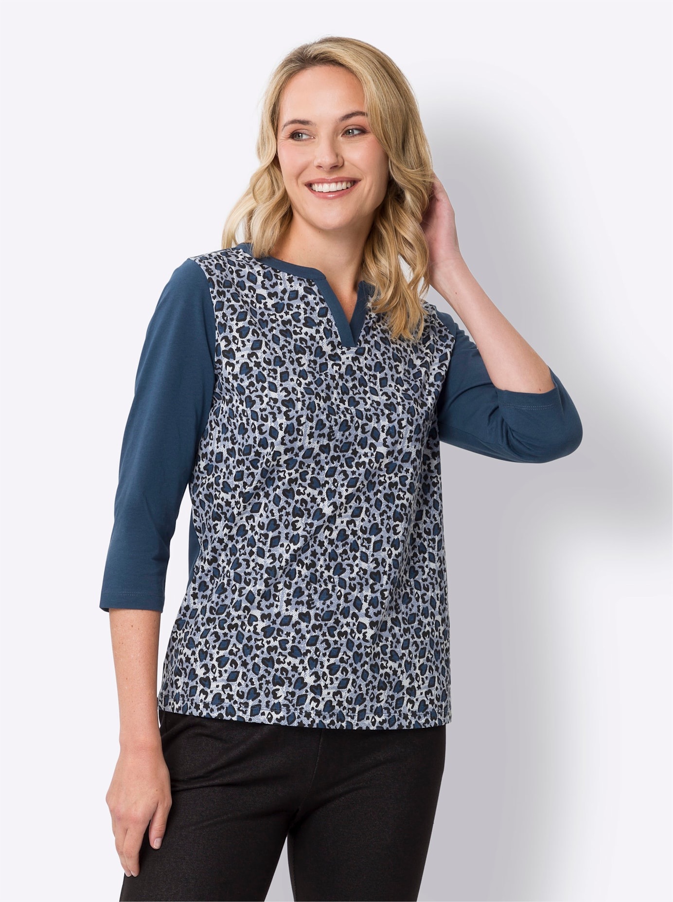 Classic Basics 3/4-Arm-Shirt "3/4-Arm-Shirt" 1 Stk. tlg. günstig online kaufen