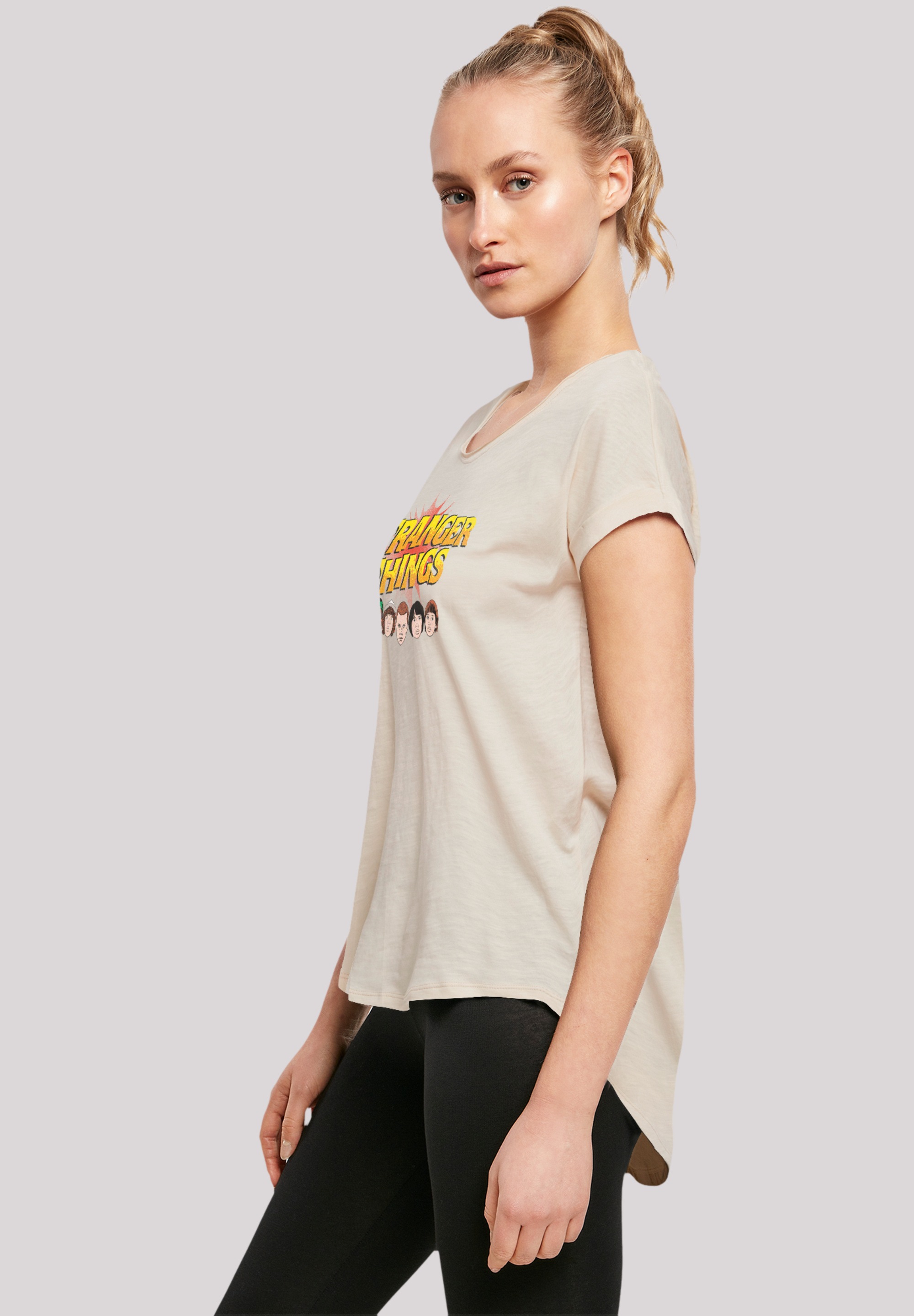 F4NT4STIC T-Shirt »Stranger Things Comic Heads Netflix TV Series«, Premium Qualität