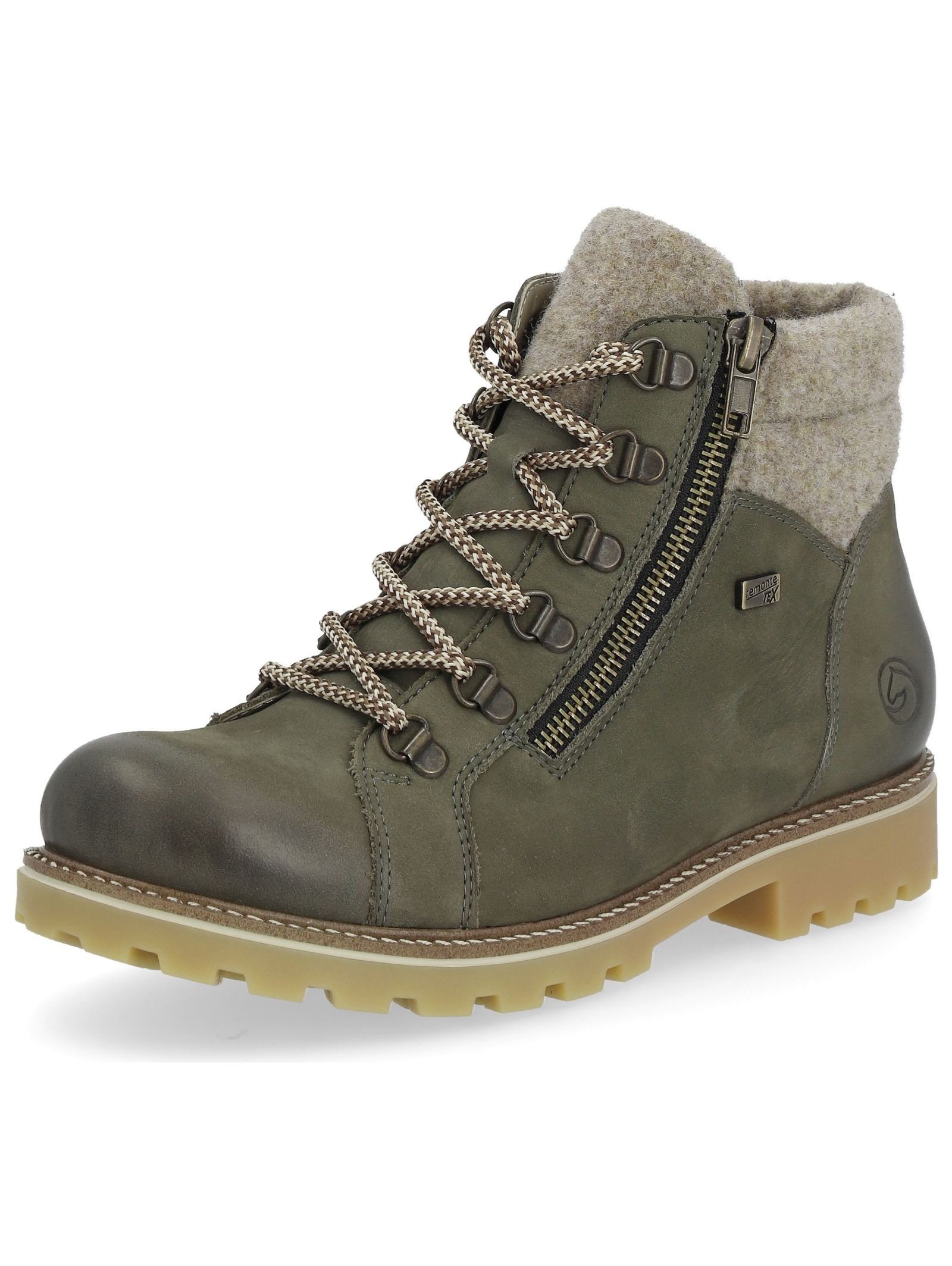 Remonte Schnürstiefelette "Remonte Stiefelette Veloursleder" günstig online kaufen