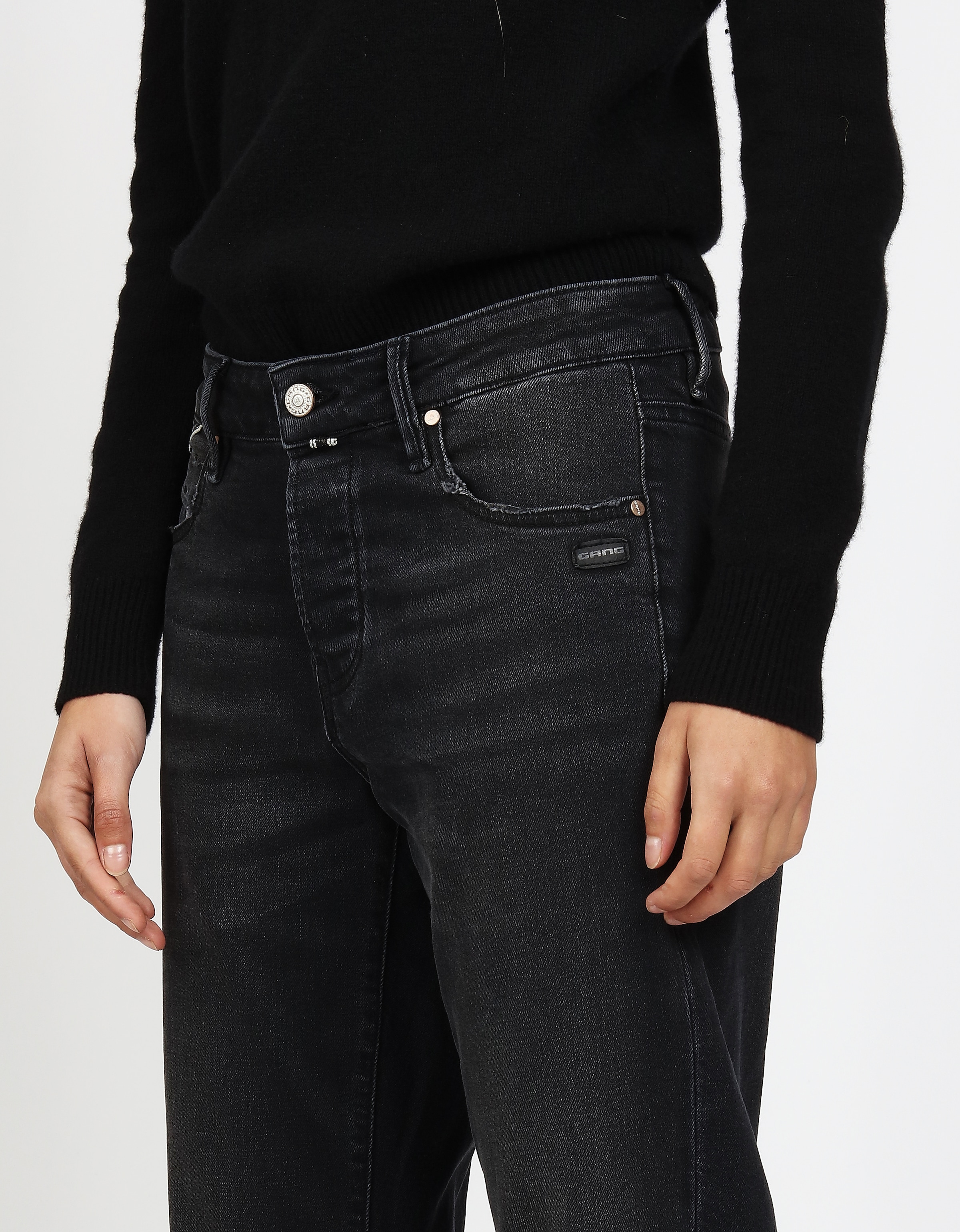 GANG Straight-Jeans »94THELMA«, mit Detail oberhalb der Münztasche