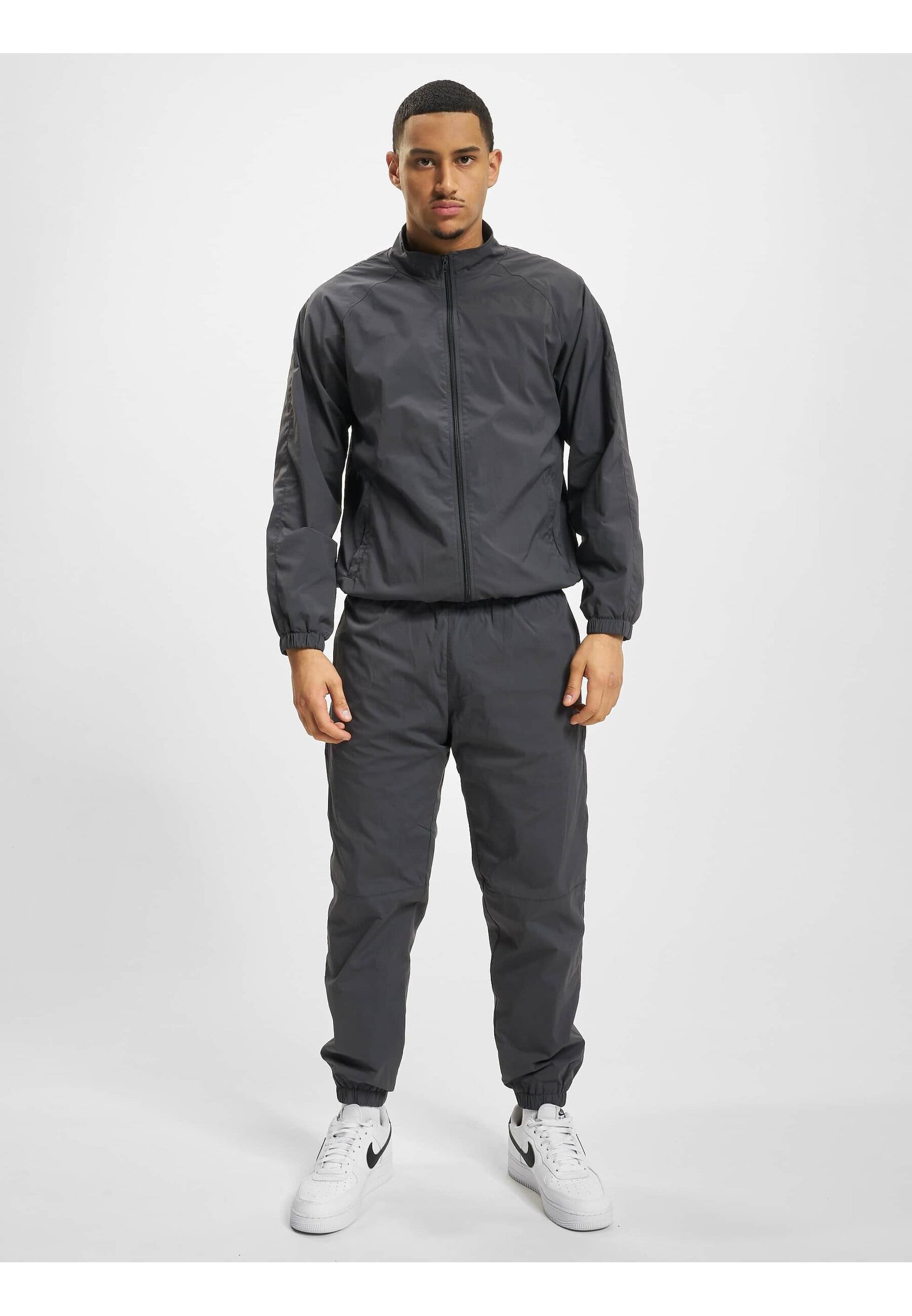 DEF Trainingsanzug »DEF Herren DEF Elastic plain track suit«, (2 tlg.)