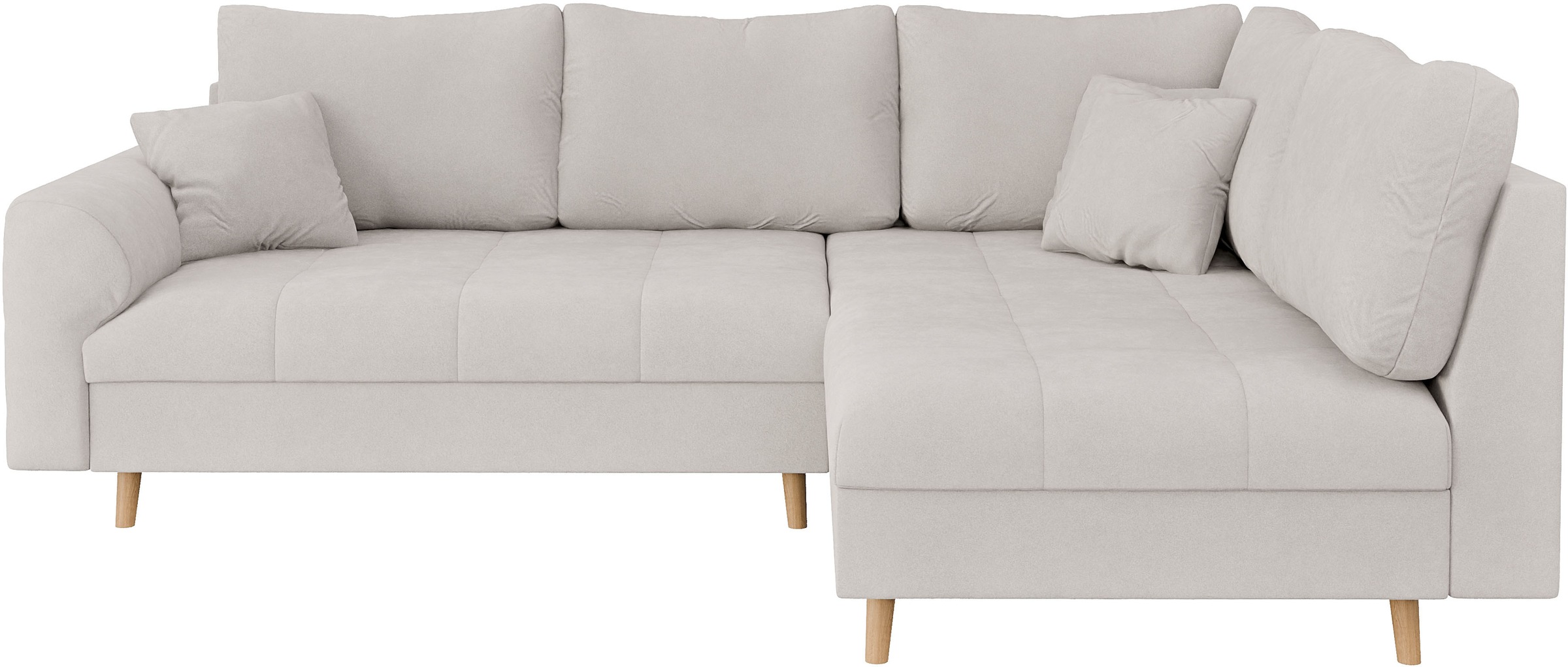 Home affaire Ecksofa "CHARRE L-Form mit Ottomane, Maße B/T/H: 231/161/81 cm günstig online kaufen