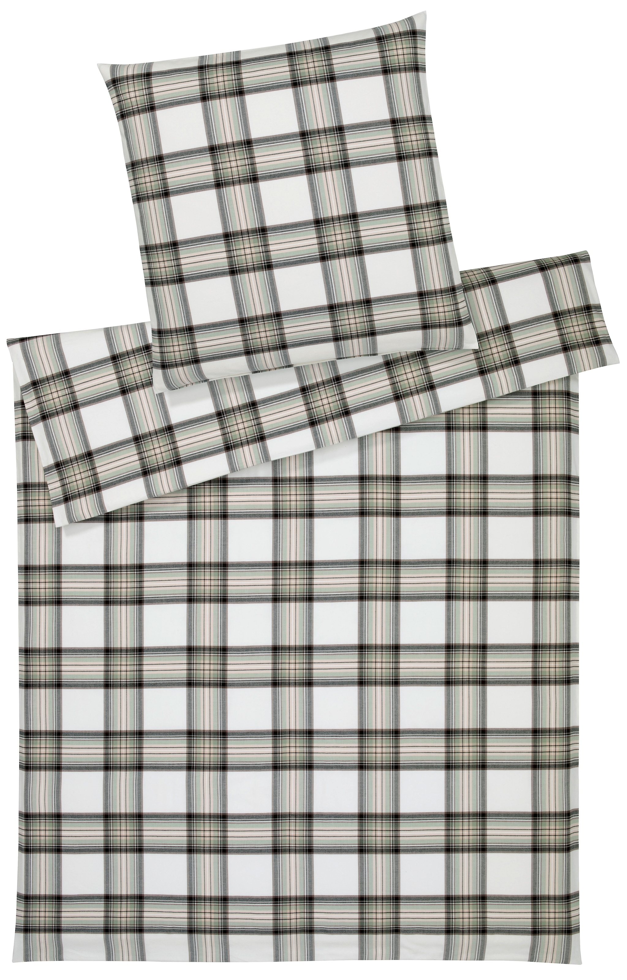 Elegante Bettwäsche "Westminster" 2 Stk. tlg. angenehmes Hautgefühl günstig online kaufen