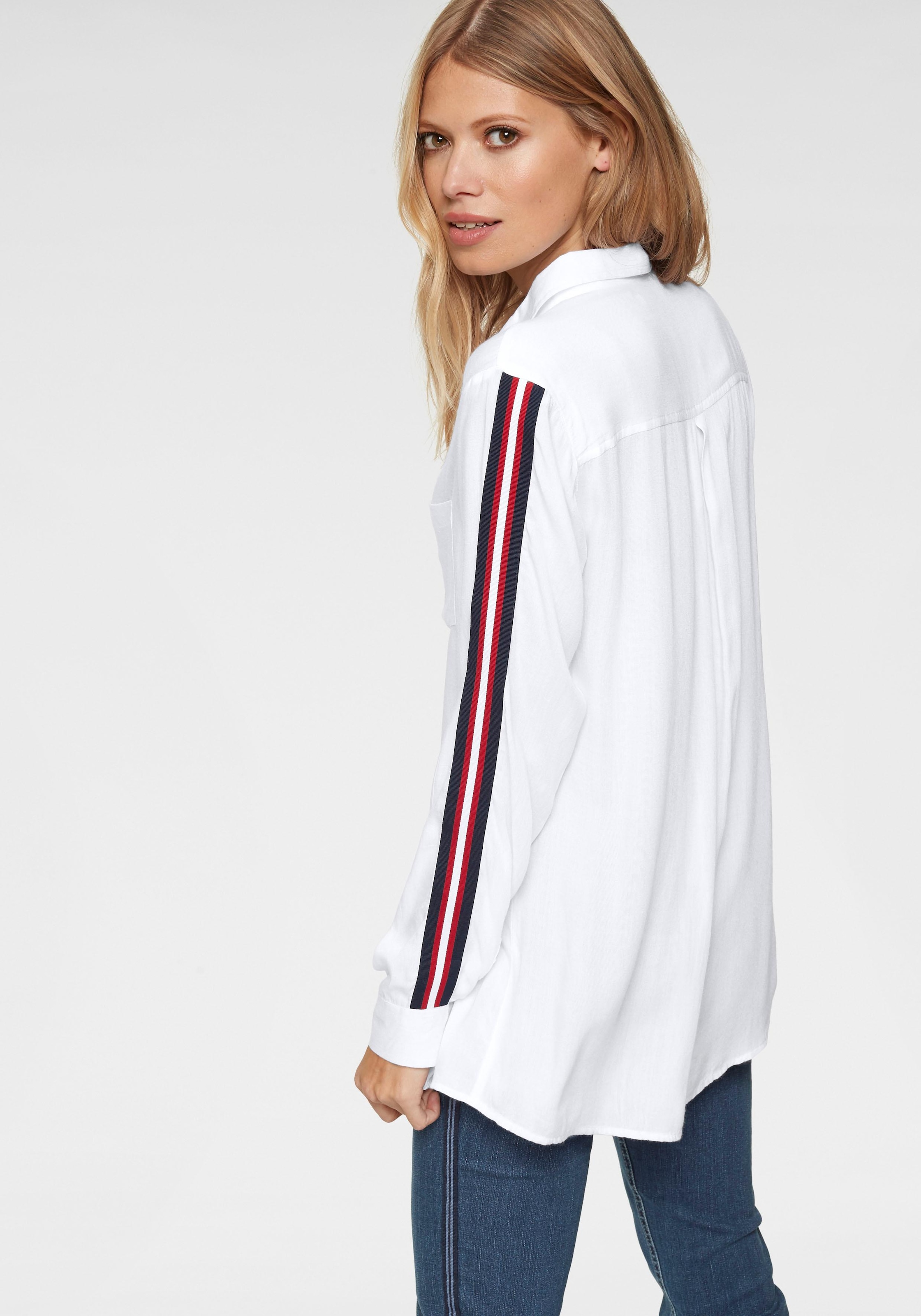 Aniston CASUAL Hemdbluse, mit Galonstreifen online bestellen | BAUR