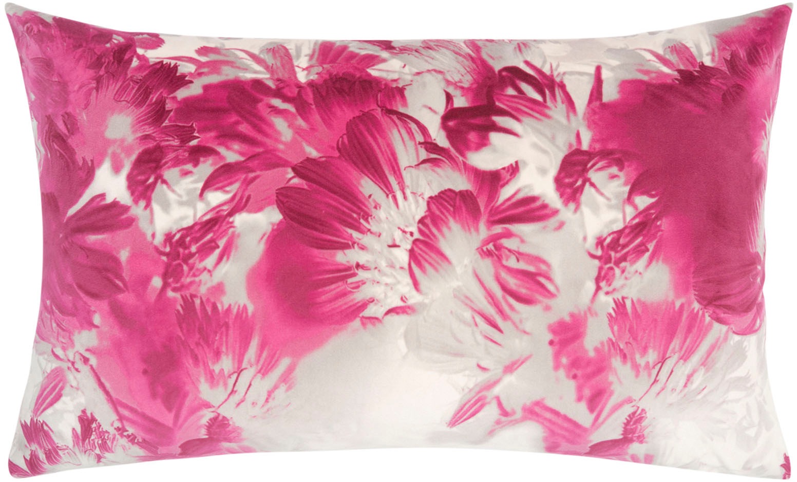 Dekokissen PAD, B:60cm L:35cmpink, beige, Polyester, Dekokissen_Sitzkissen_Kissenhüllen, "Romance Flower", Made in Europe