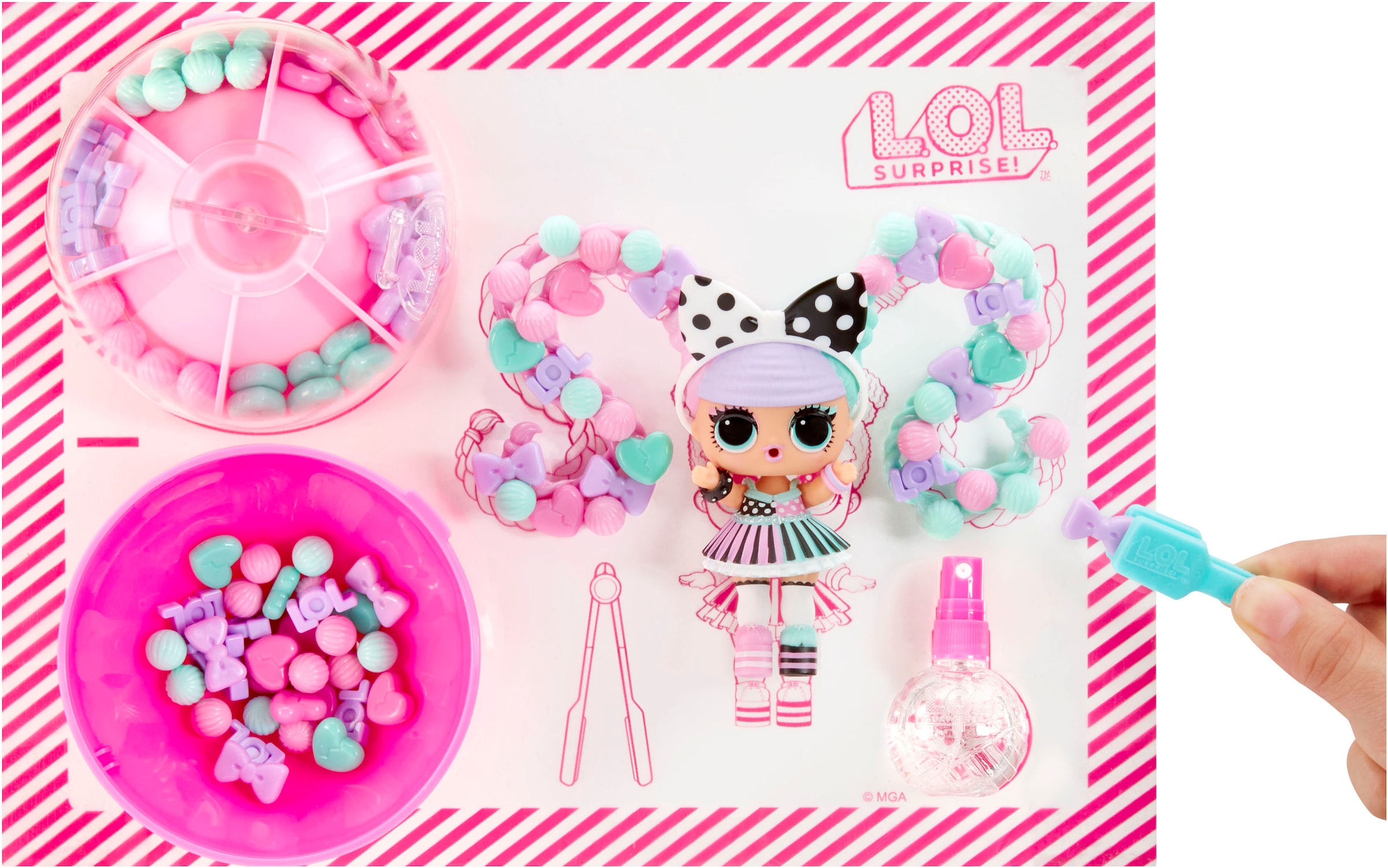 L.O.L. SURPRISE! Anziehpuppe »L.O.L. Surprise Hair Beads Tots«, sortierte Lieferung