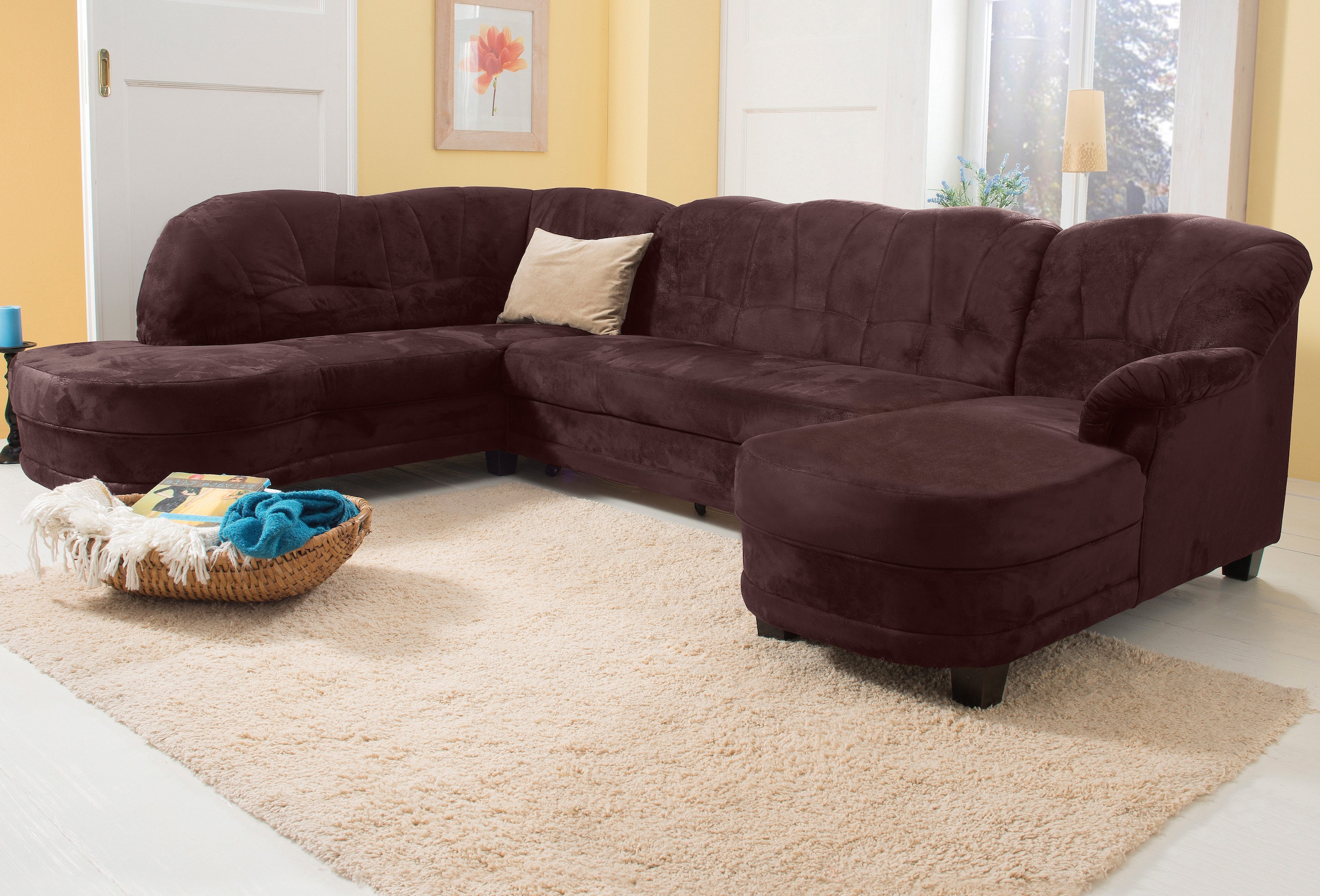 Home affaire Wohnlandschaft "Camelita, viel Platz, bequem und zeitlos, Brei günstig online kaufen