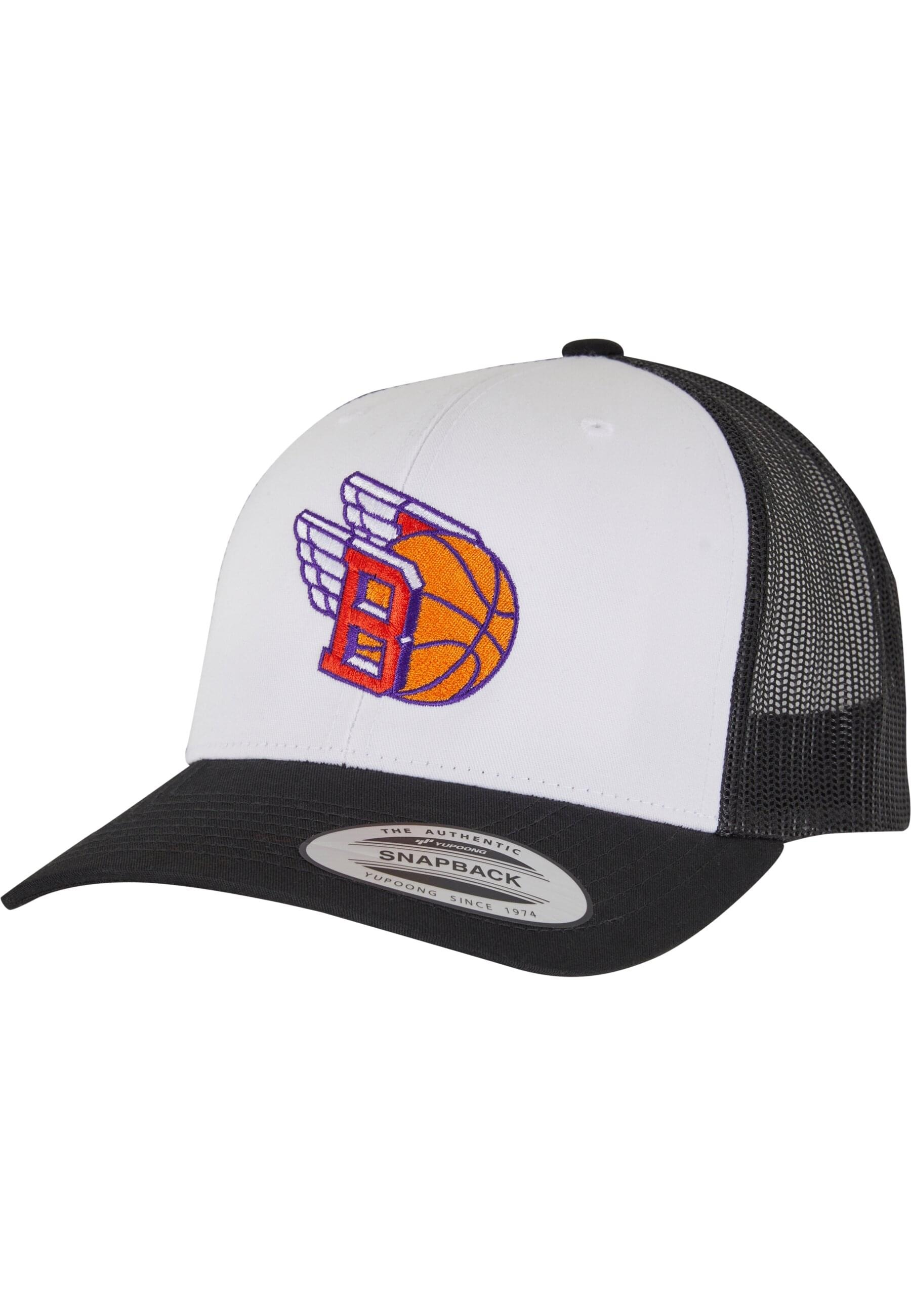 Thumbnail - MisterTee Trucker Cap "MisterTee Basketball Fly Retro Trucker Colored Front"