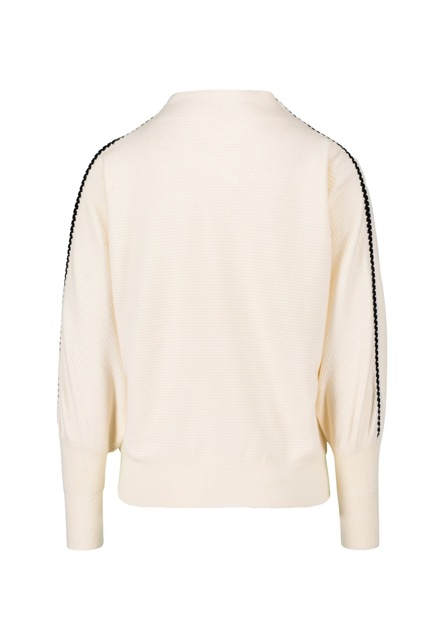 Zero Strickpullover »zero Pullover mit Kontraststreifen«, (1 tlg.), weiteres Detail