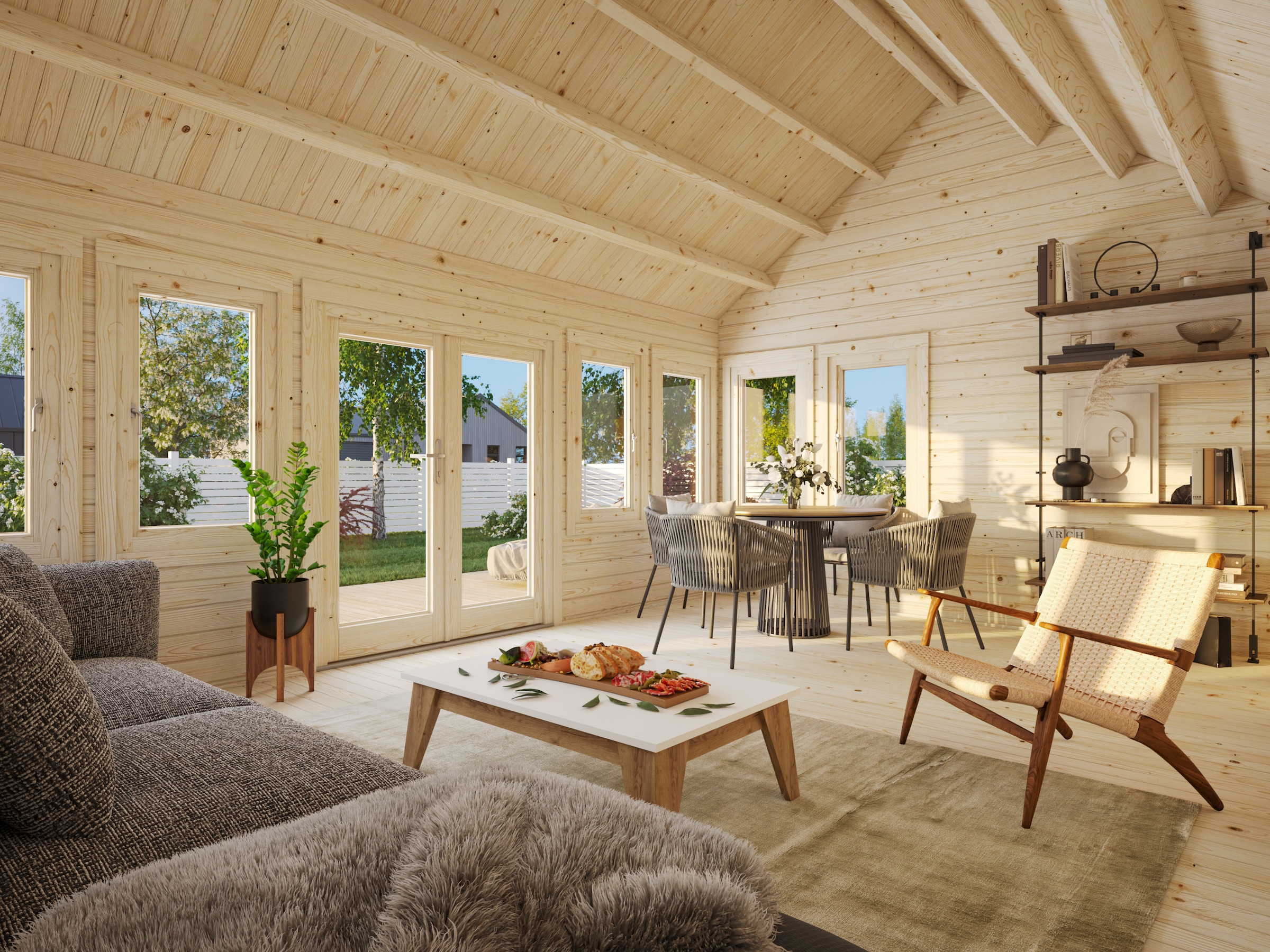 Palmako Gartenhaus »Claudia« verschiedene Farben