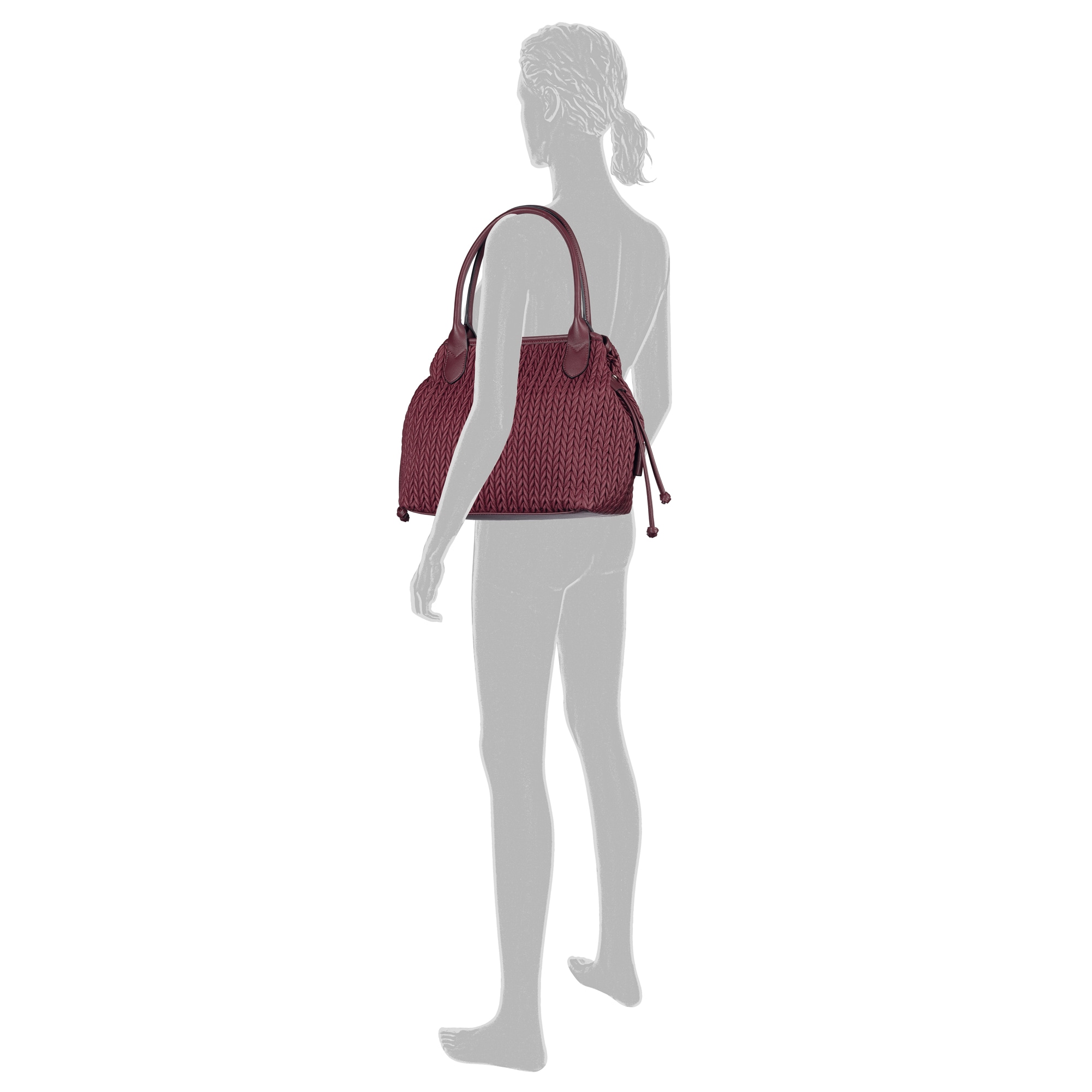 Gabor Shopper »Granada Quilt« Damen Schultertasche mit doppeltem Tragegriff