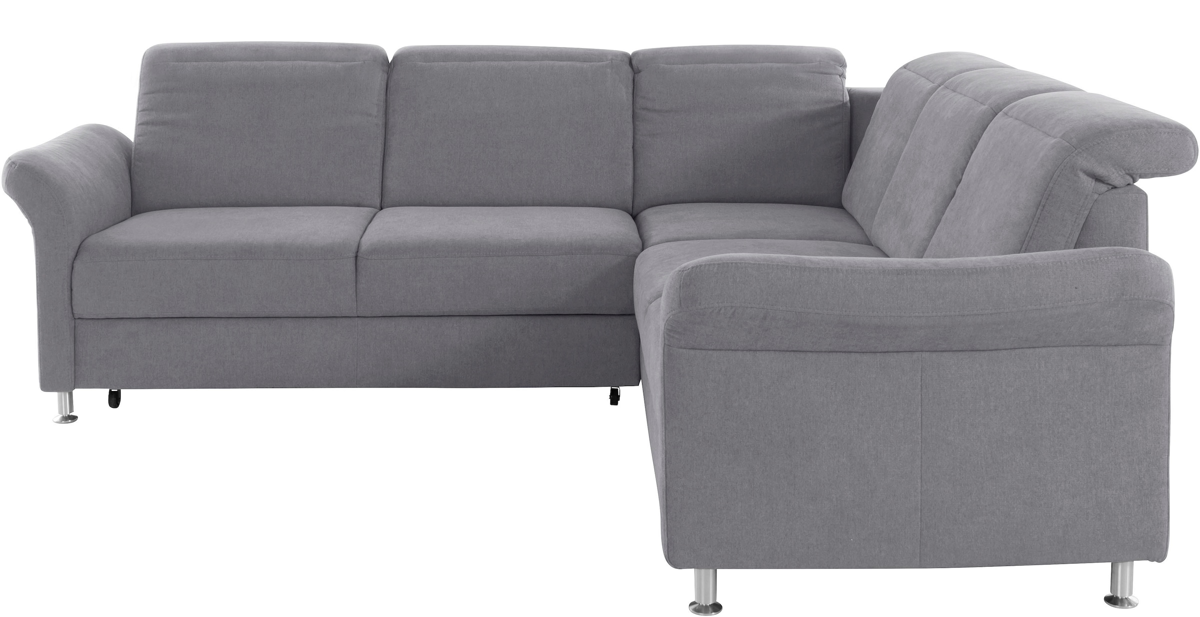 sit&more Ecksofa »Darwin L-Form« inklusive Federkern, wahlweise mit Kopfteilverstellung, Bettfunktion