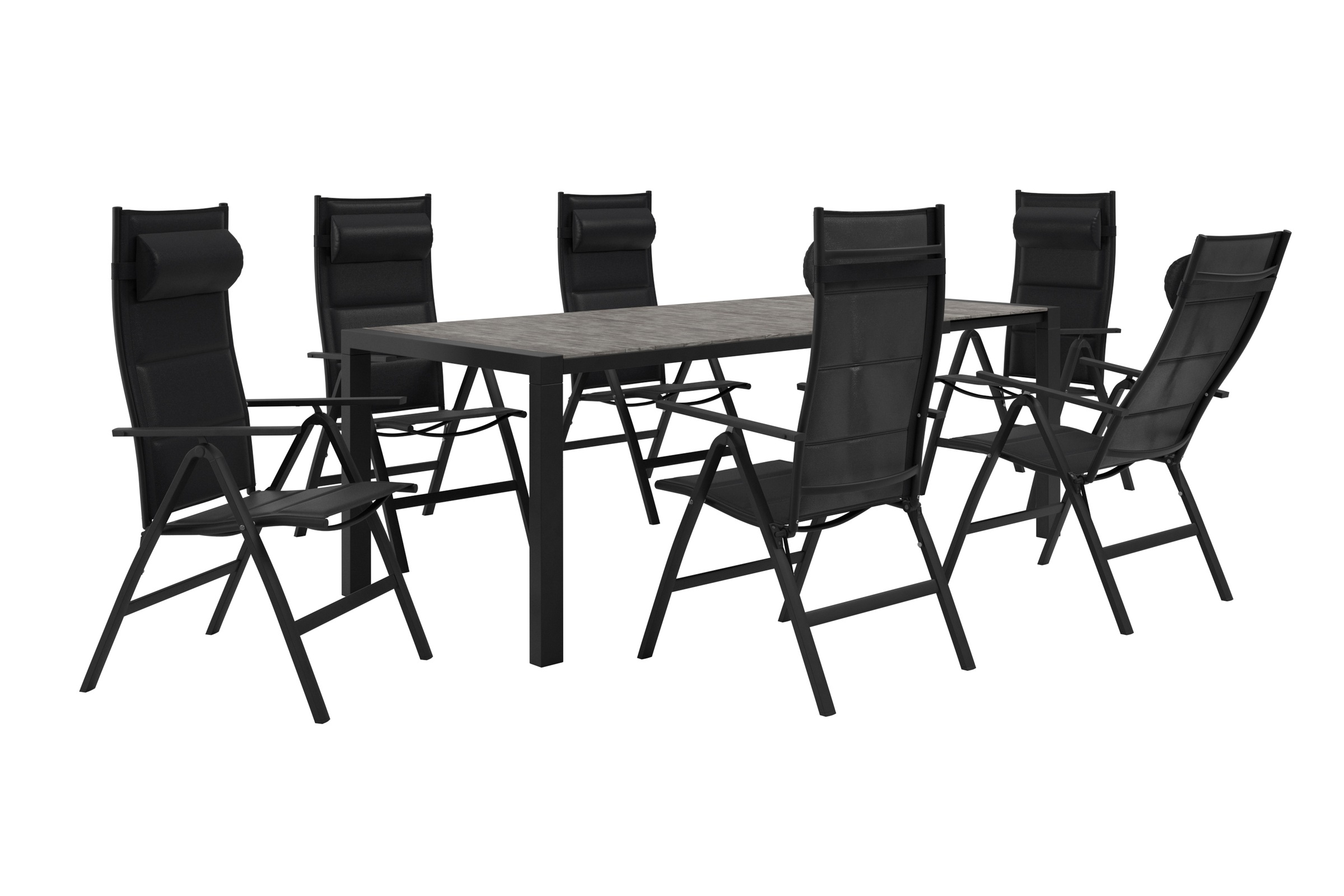 KONIFERA Garten-Essgruppe ""Melbourne"" Set, 7-tlg. Tischgruppe, 7 Stk. tlg günstig online kaufen