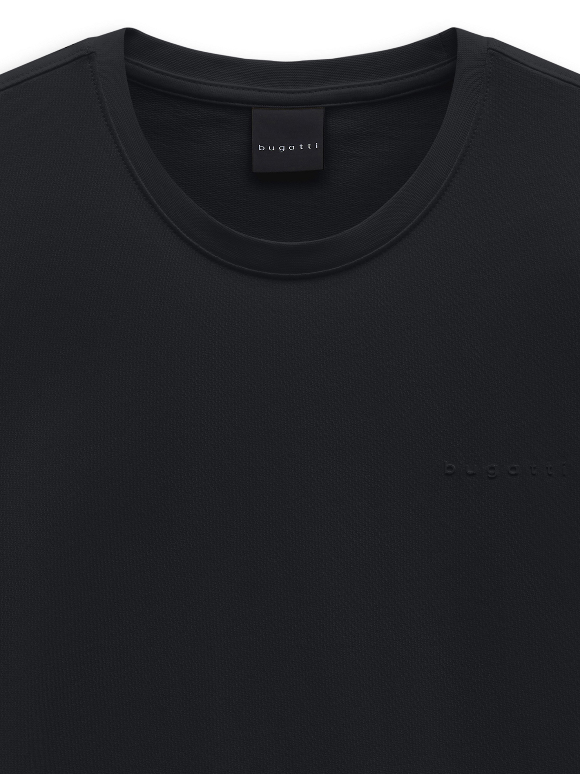 bugatti T-Shirt »Oversized Fit« Oversized Fit Baumwolle Rundhals Brustprint