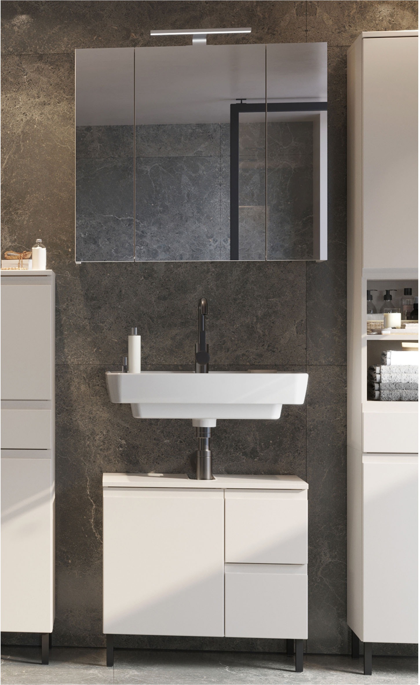 GERMANIA Badmöbel-Set "Scantic" 2 Stk. tlg. mehrteiliges Set mit kleinem Wa günstig online kaufen