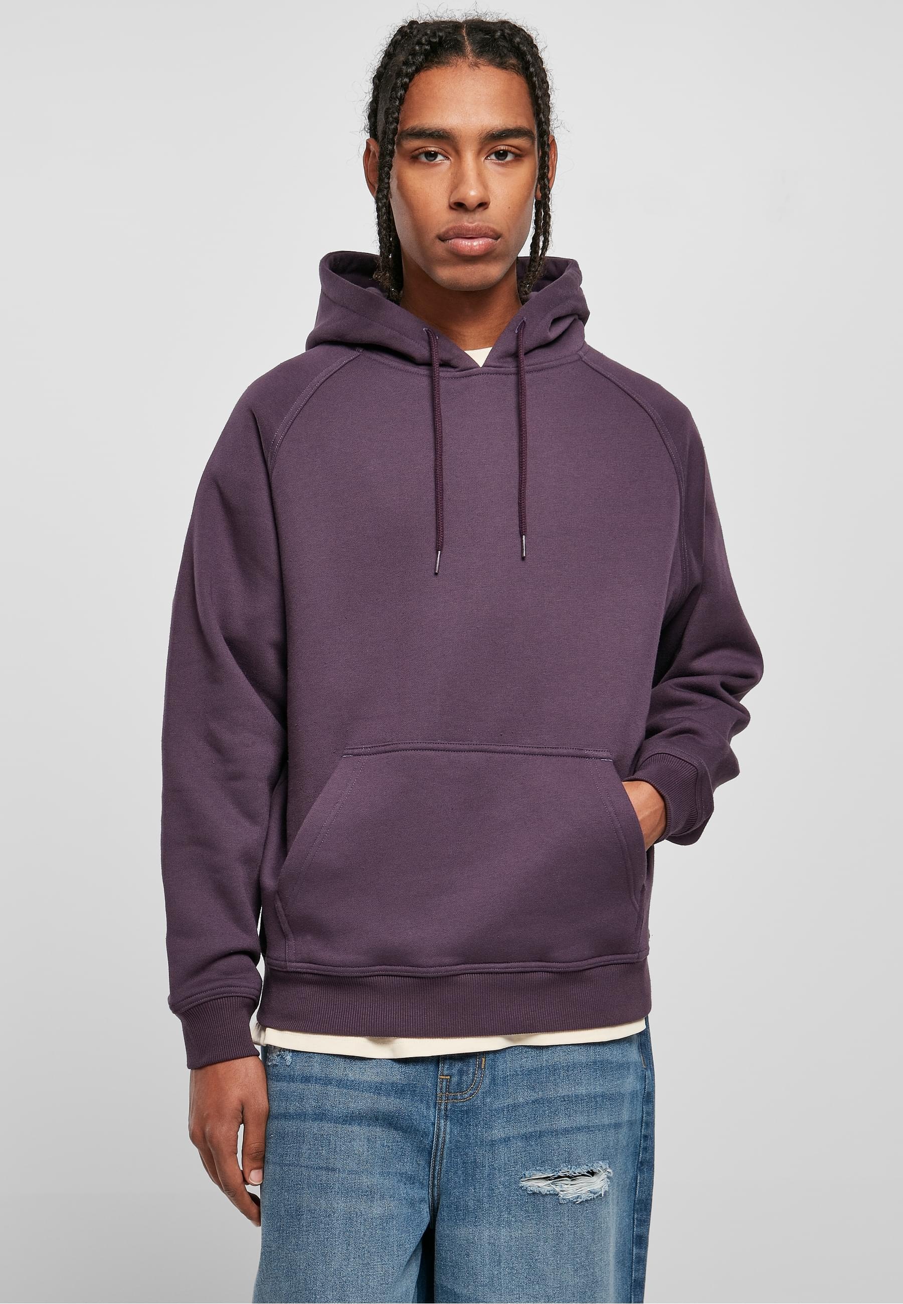 URBAN CLASSICS Sweatshirt »Urban Classics Herren Blank Hoody«, (1 tlg.)