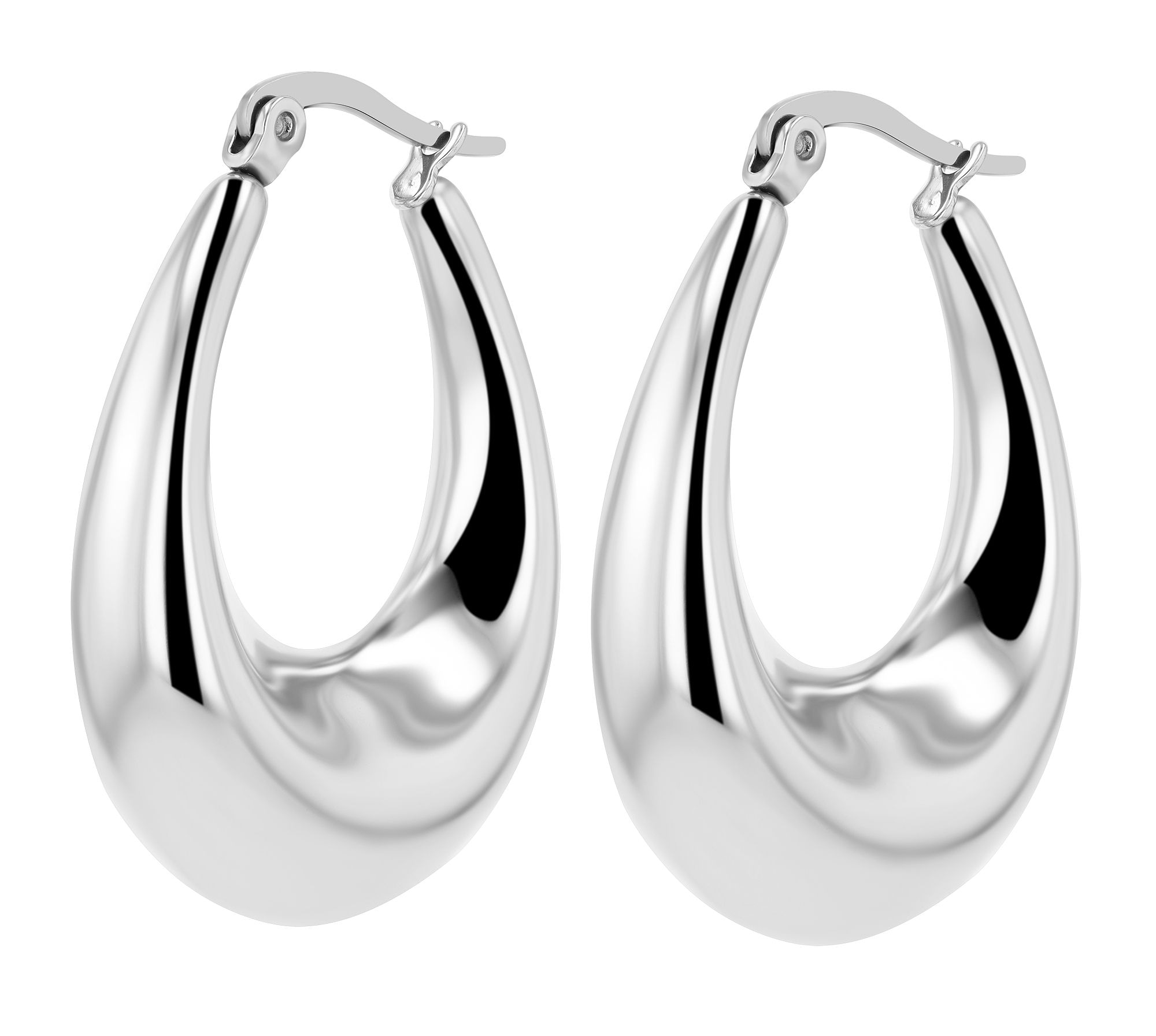 Adelia´s Paar Creolen "Damen Ohrringe – Creole aus Edelstahl" Ideal als Ges günstig online kaufen