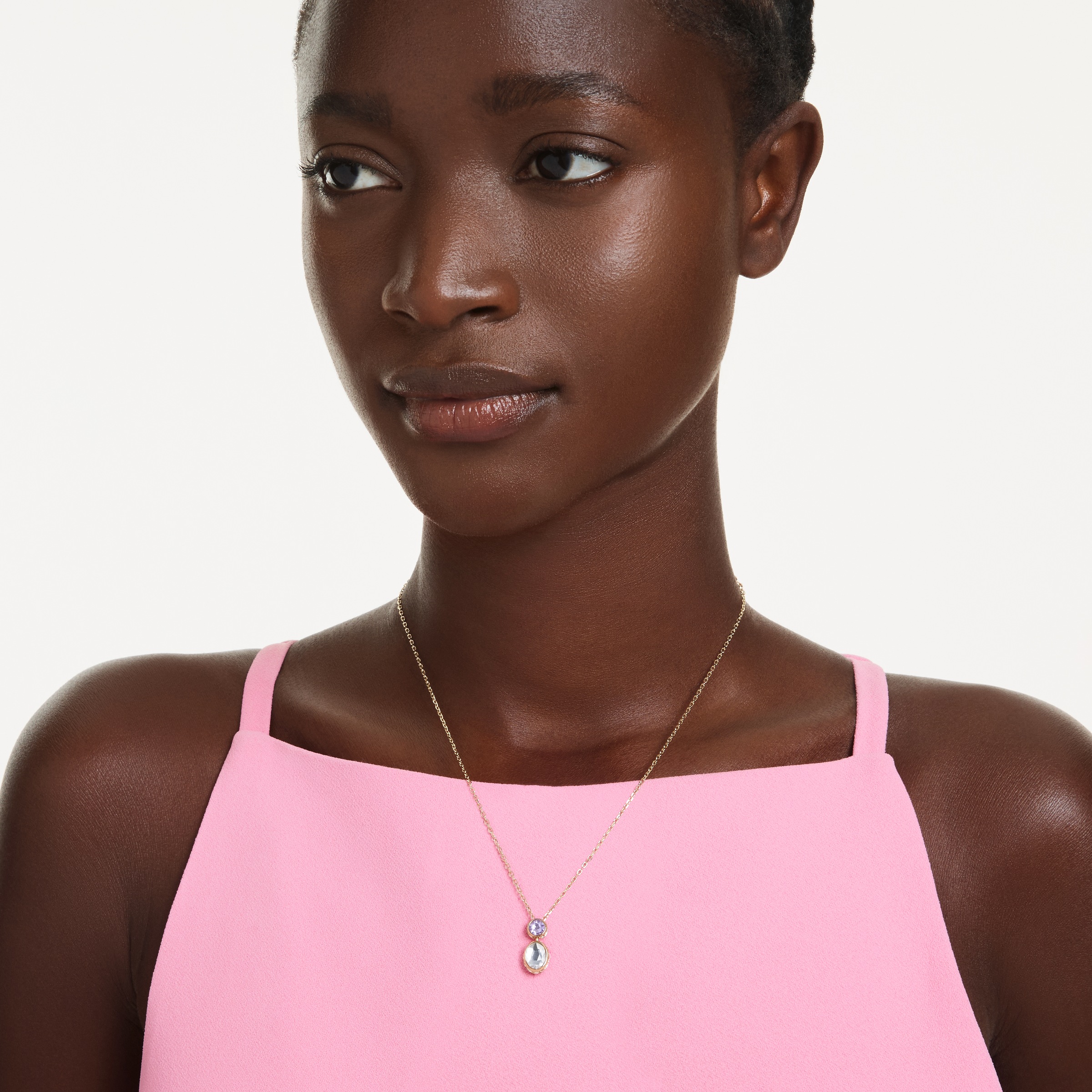 Swarovski Kette mit Anhänger »Schmuck Geschenk Chroma Halskette« mit Swarovski® Kristall