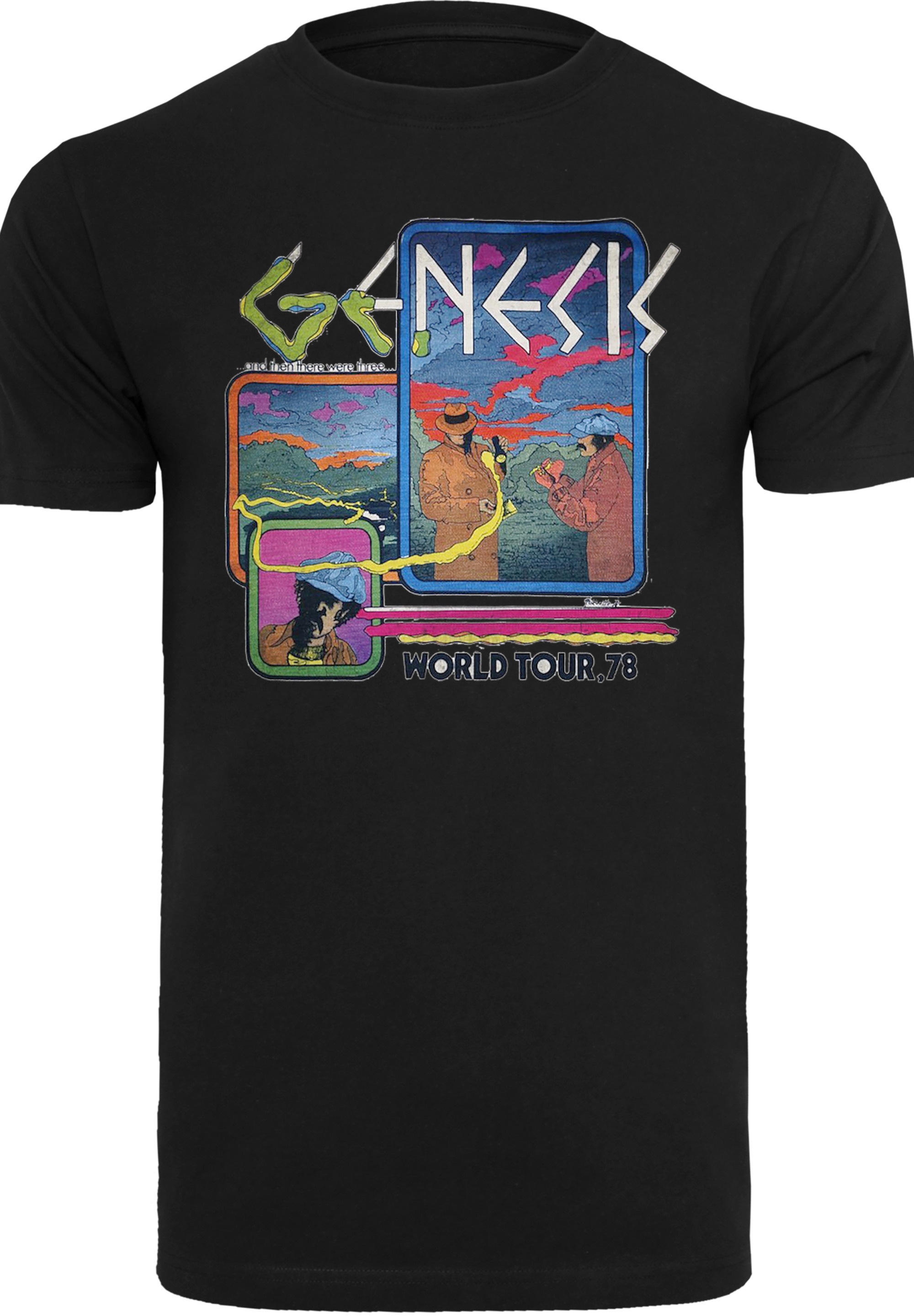 F4NT4STIC T-Shirt »Genesis World Tour 78«, Herren,Premium Merch,Regular-Fit,Basic,Bandshirt