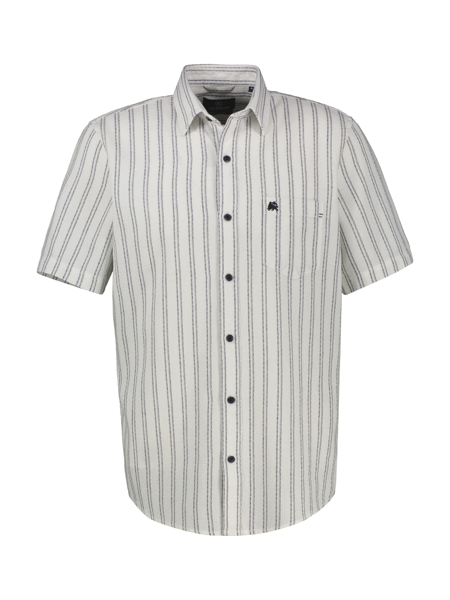 Thumbnail - LERROS Kurzarmhemd gestreift, mit Knopfleiste