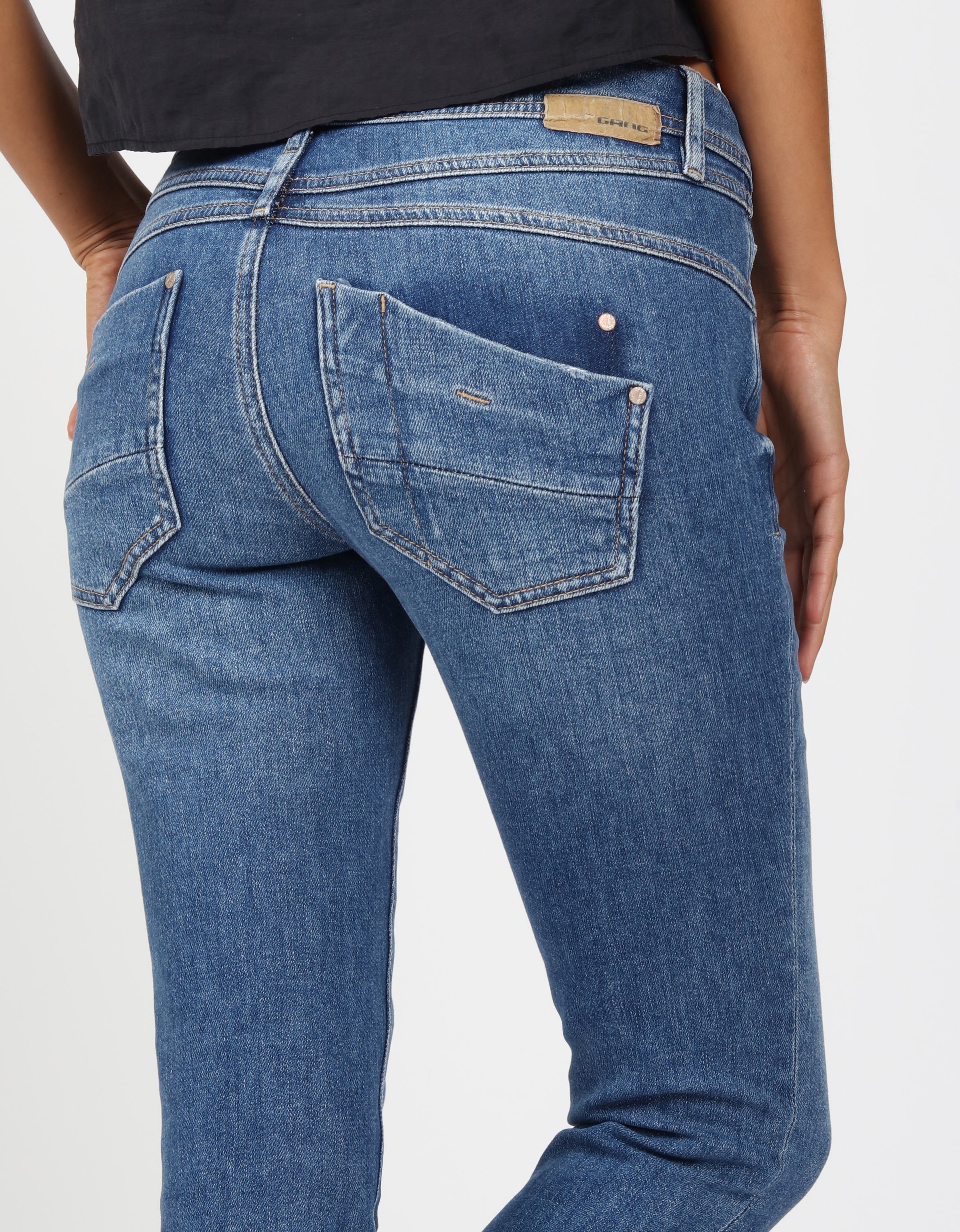 GANG Relax-fit-Jeans »94AMELIE CROPPED«, in 5-Pocket-Style