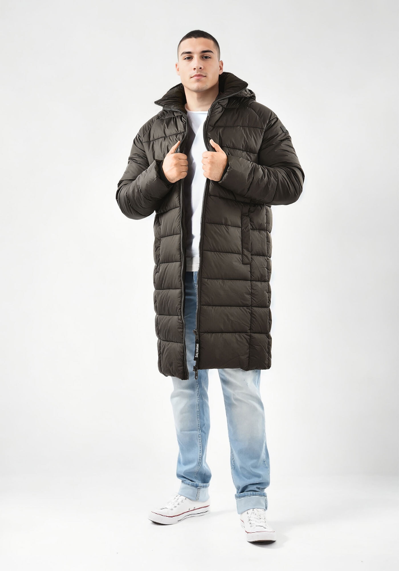 Alessandro Salvarini Winterjacke »ASLoongi«, mit warmem Teddyfell und abnehmbarer Kapuze