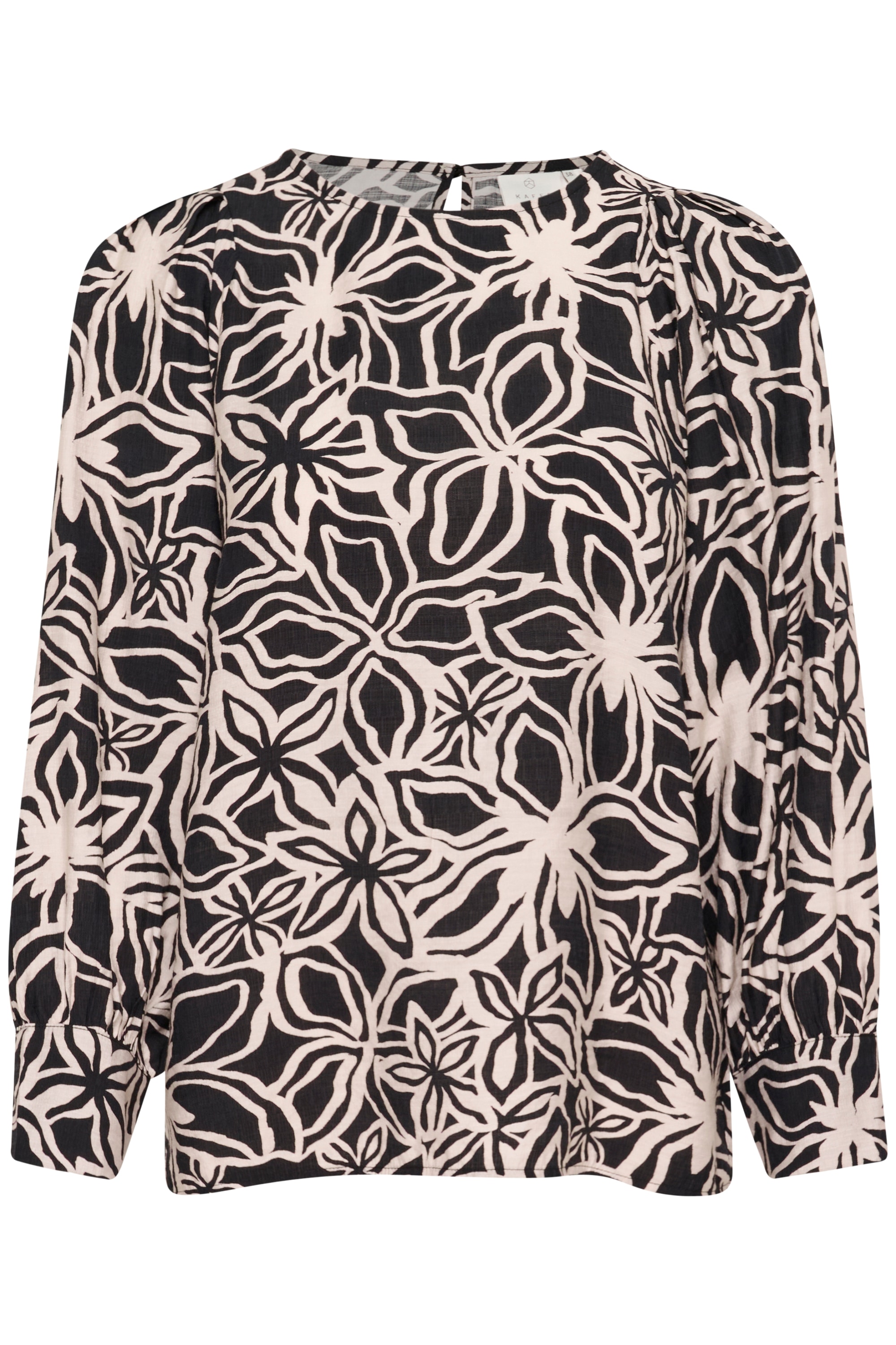 KAFFE Langarmbluse "Damen Langarm-Bluse KAhannah"