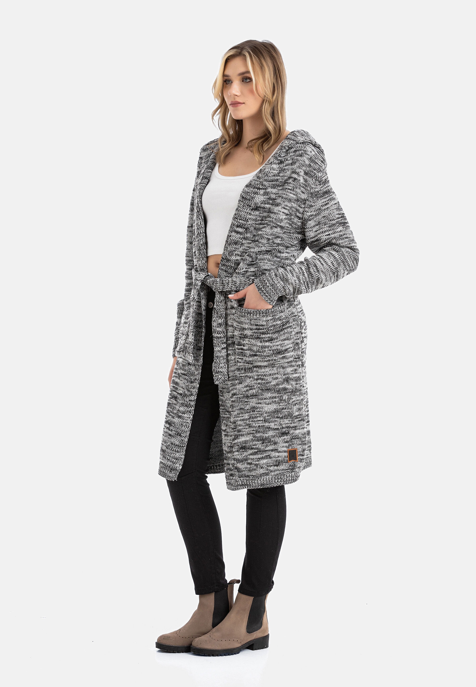 Cipo & Baxx Cardigan »WP239« mit Kapuze