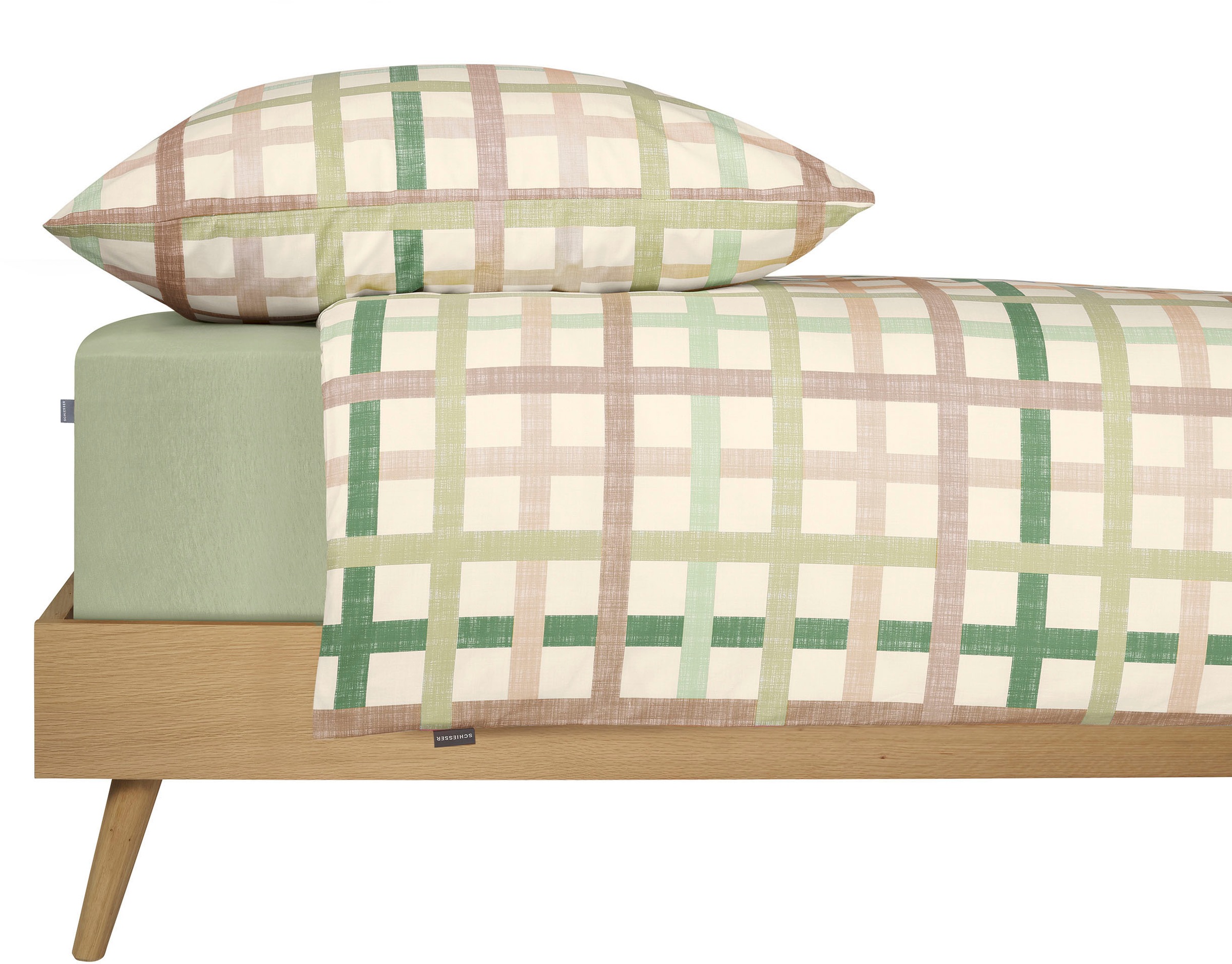 Schiesser Bettwäsche "Luiza aus weicher Baumwolle mit hübschem Karomuster" günstig online kaufen