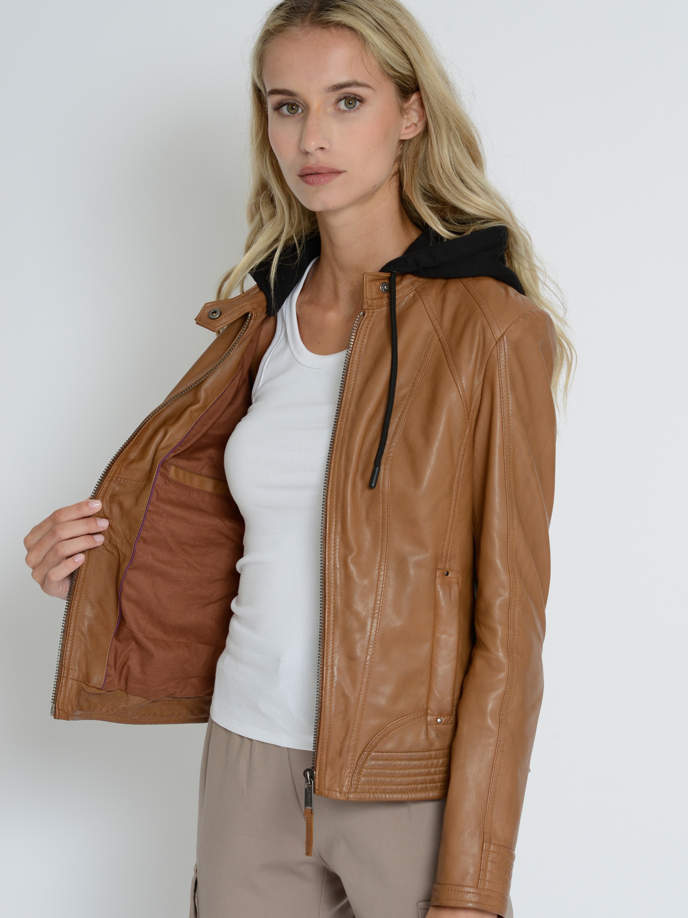 bestellen MUSTANG Lederjacke »31022243« BAUR |