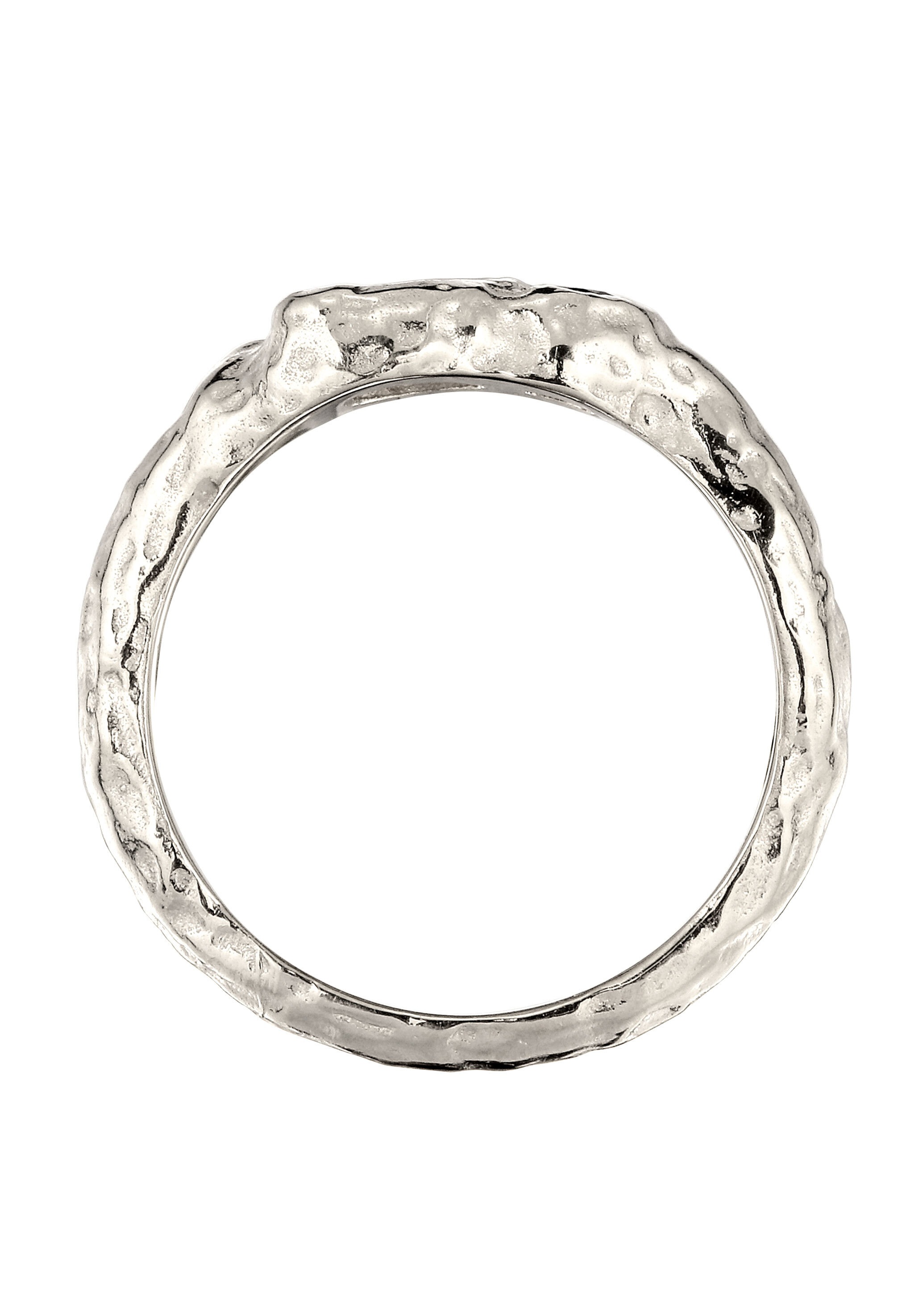 Elli Silberring »Ring Synthetischer Smaragd Zirkonia Grün 925 Sterling Silber«