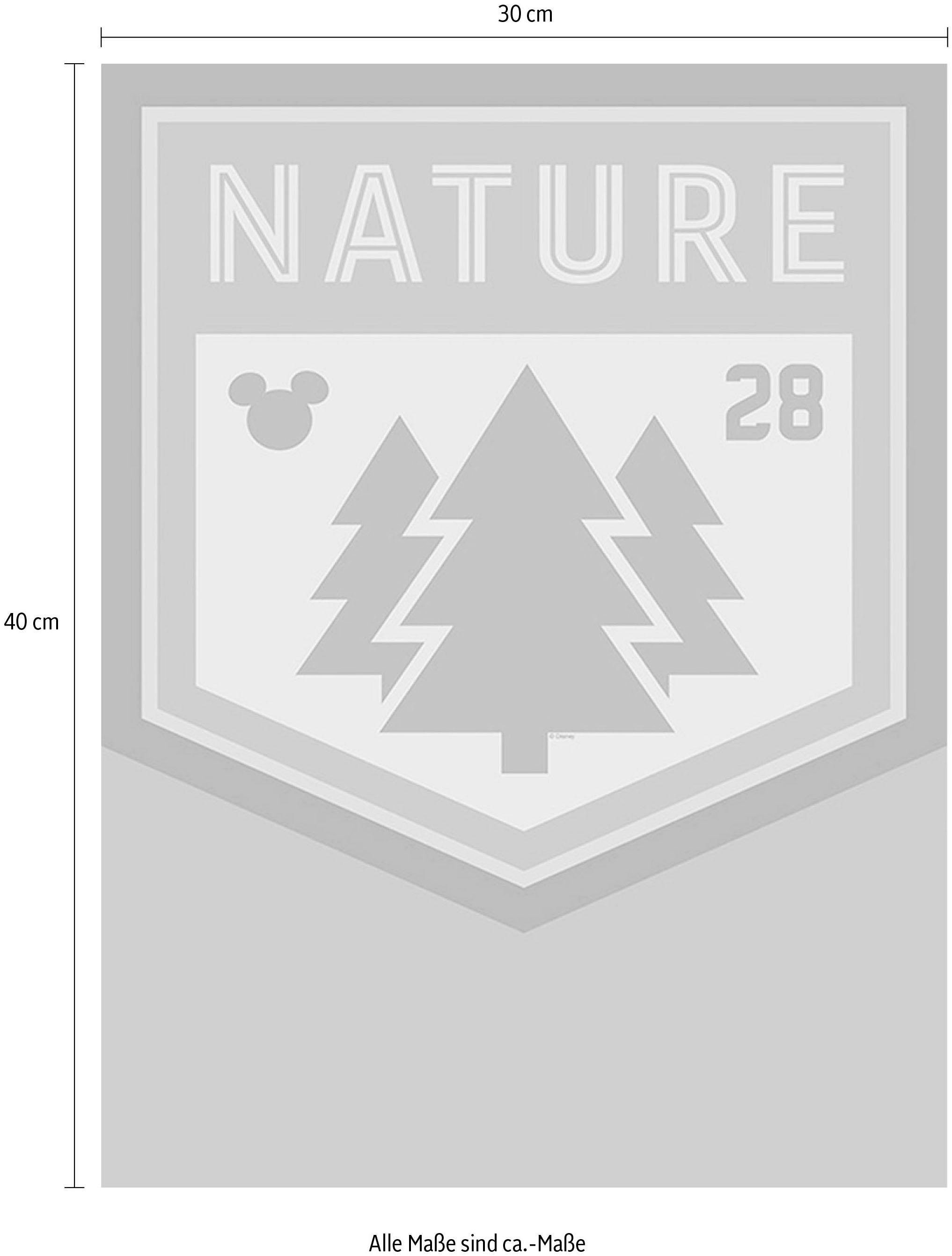 Komar Bild »Mickey Mouse Nature« Disney 1 Stk. tlg. Wandbild zur Dekoration im Kinderzimmer - ohne Rahmen