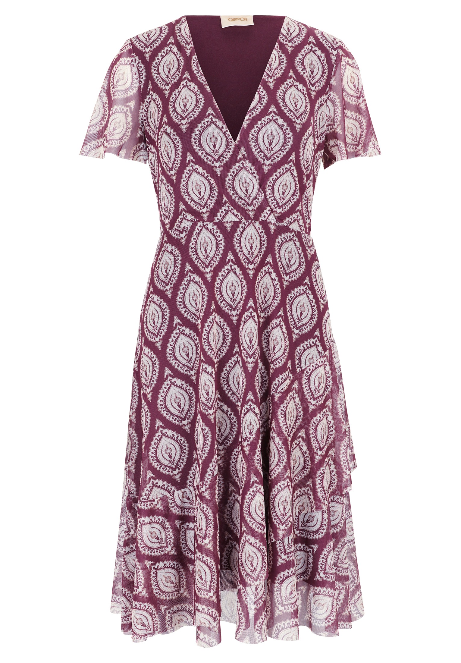 Cartoon Volantkleid "Damen mit Rüschen" Ohne Tasche günstig online kaufen