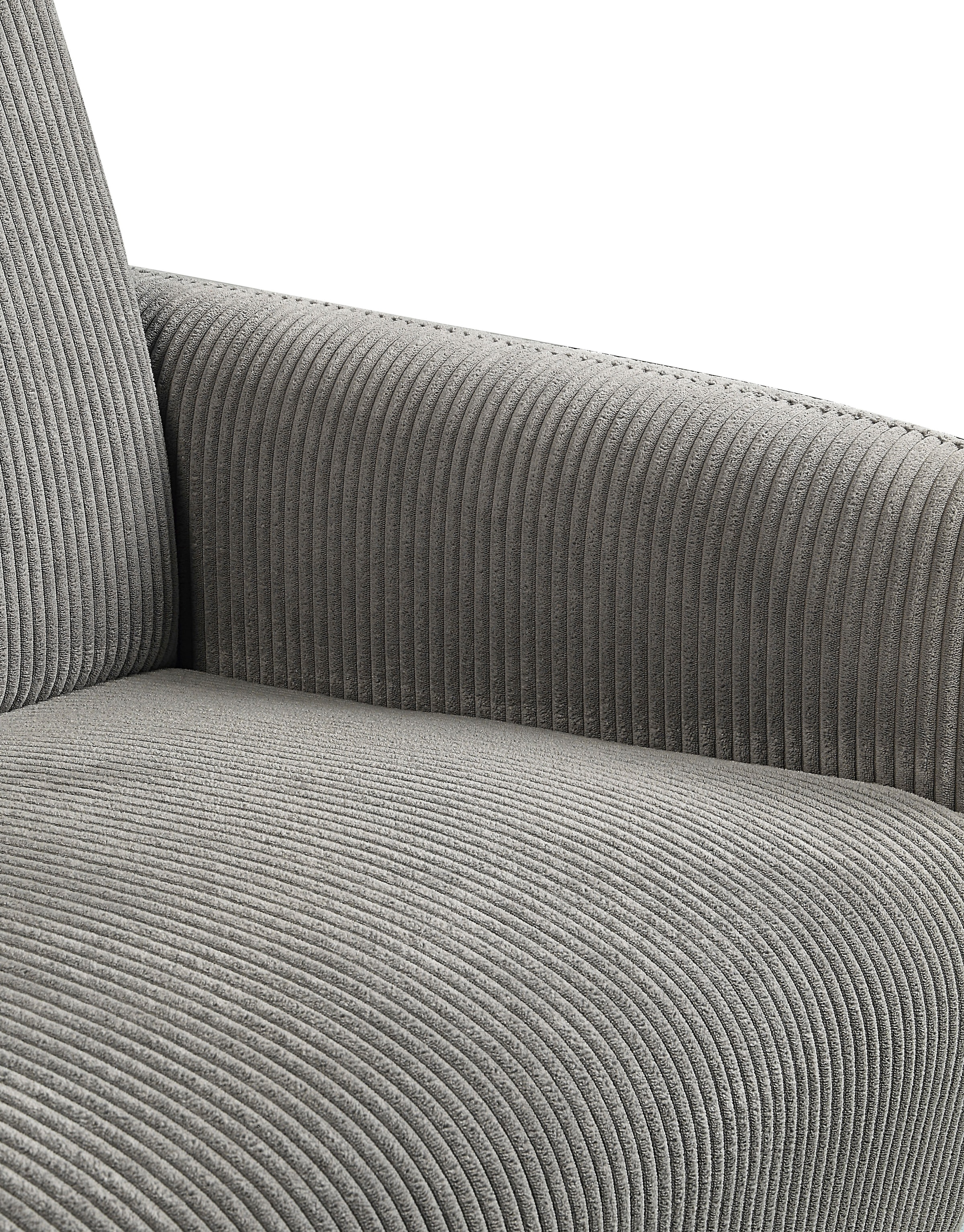 ATLANTIC home collection 2-Sitzer »MOBY«, mit Federkern, kleiner Tasche und  in modernem Cordbezug | BAUR | Einzelsofas