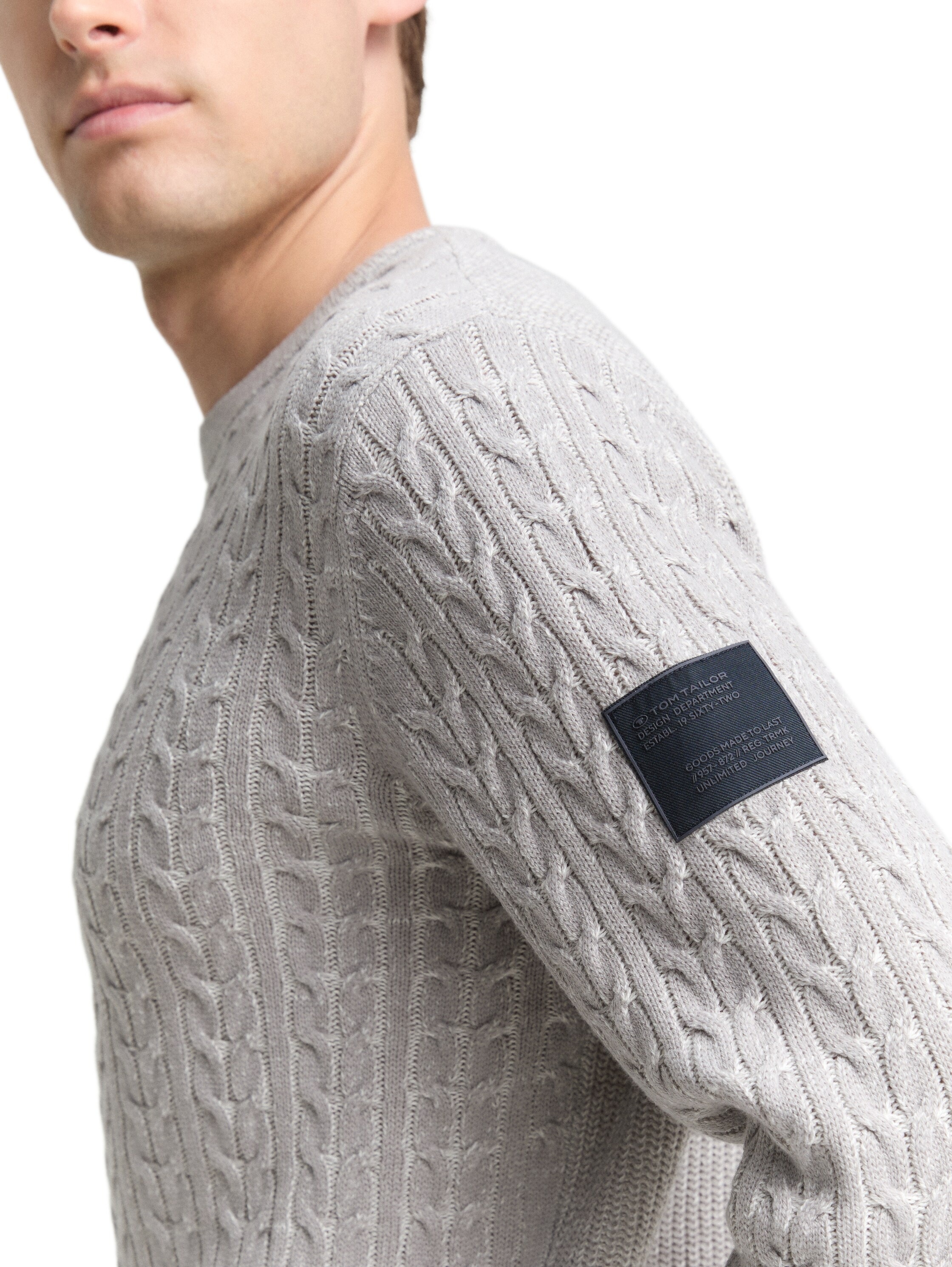 Tom Tailor 1049475 Men Sweater Grey M 2