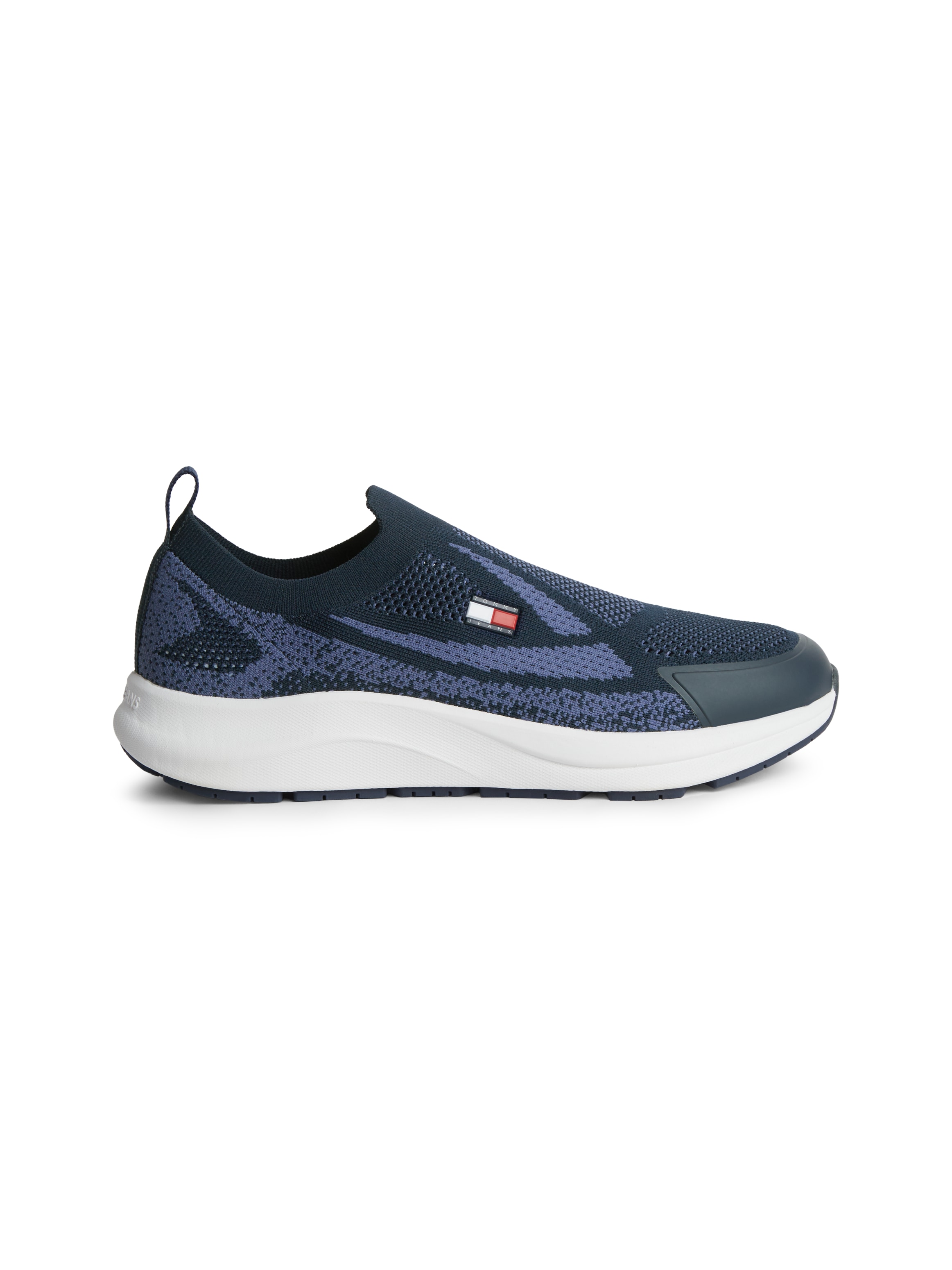 Tommy Jeans Slip-On Sneaker »TJM KNITTED RUNNER«  Slipper, Halbschuh, Schlupfschuh mit Kontrastbesätzen