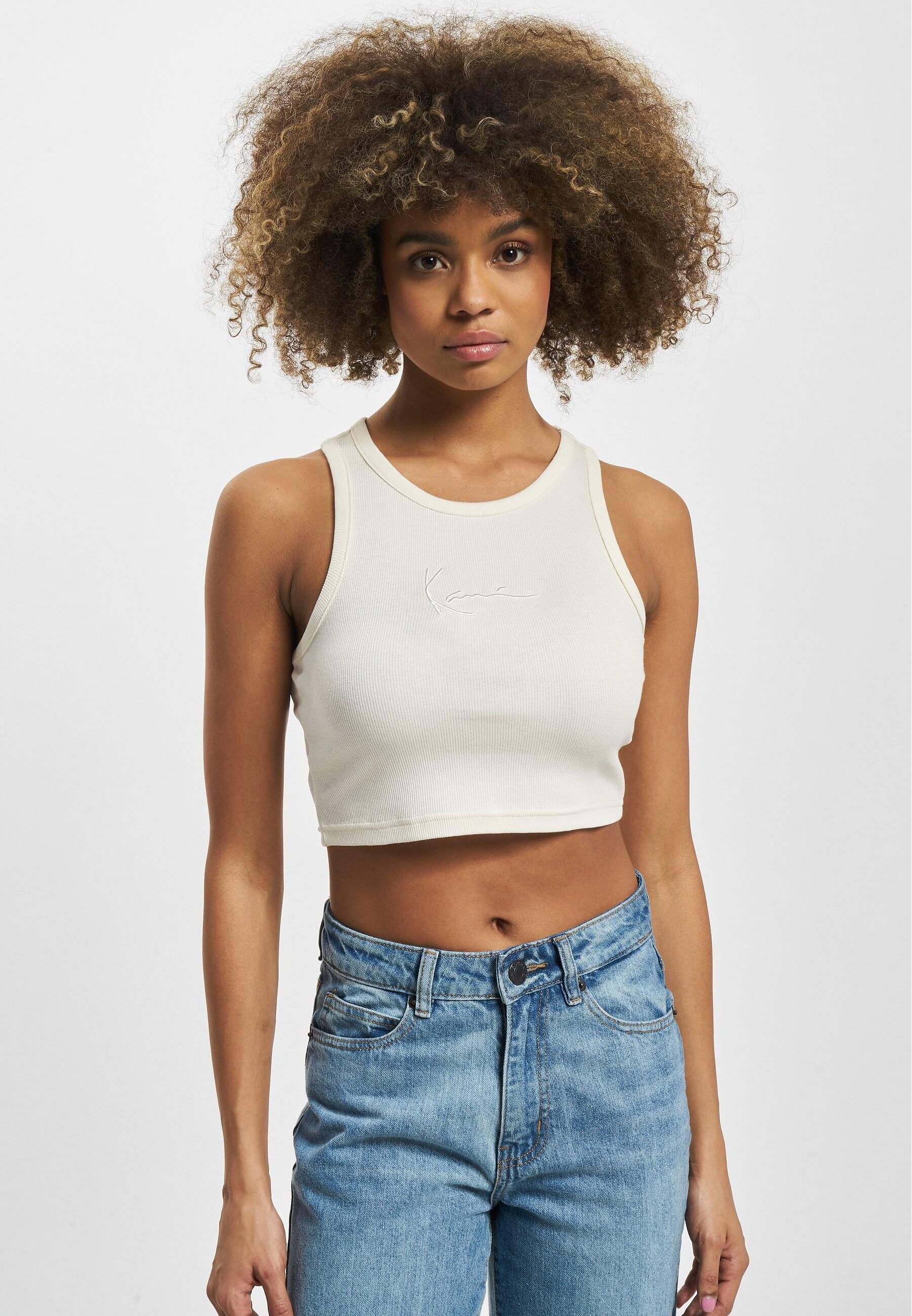 Karl Kani Muskelshirt »Karl Kani Damen KW232-032-1 KK Small Signature Racer Rib Top«, (1 tlg.)