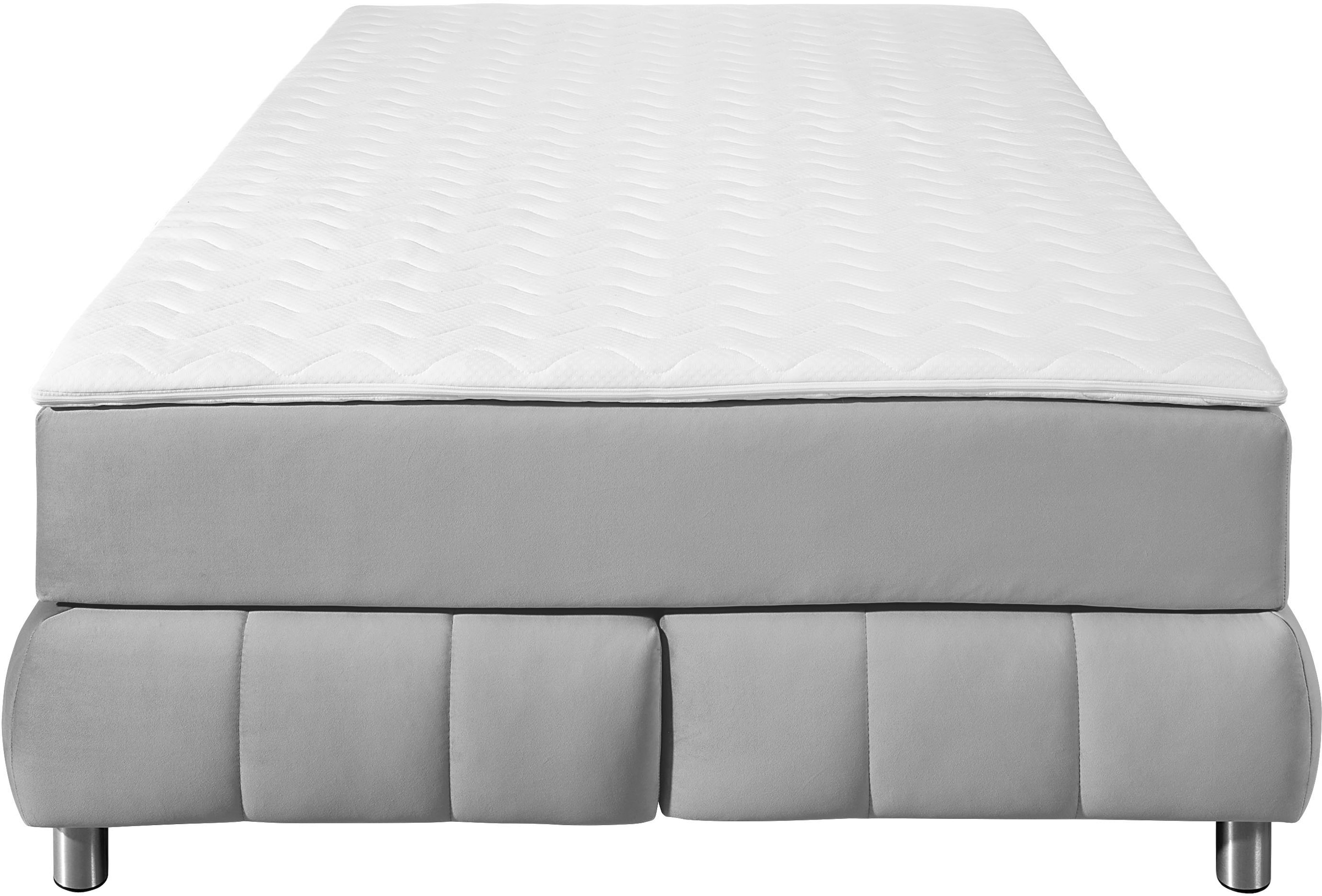 andas Boxspringbett »Salo«, Ohne Kopfteil, inkl. Topper, auch in Überlänge 220 cm