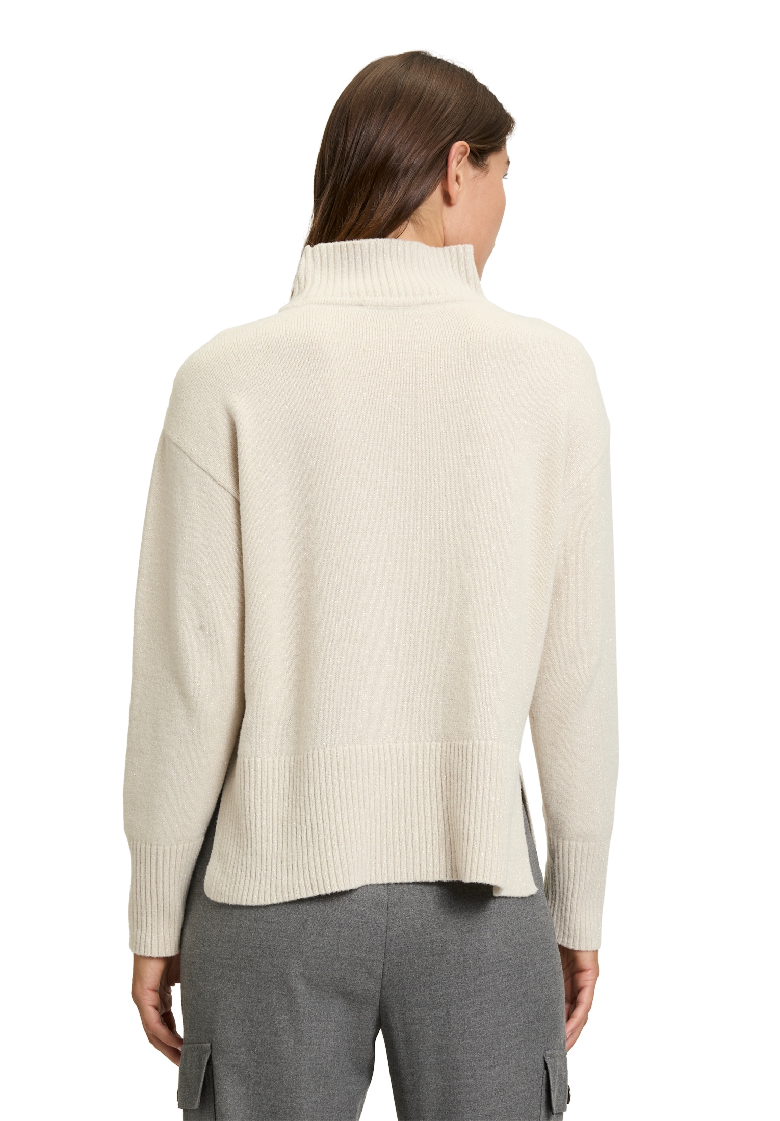 Betty Barclay Strickpullover »Betty Barclay Damen Strickpullover mit Lurexfaden«, (1 tlg.), Kragen