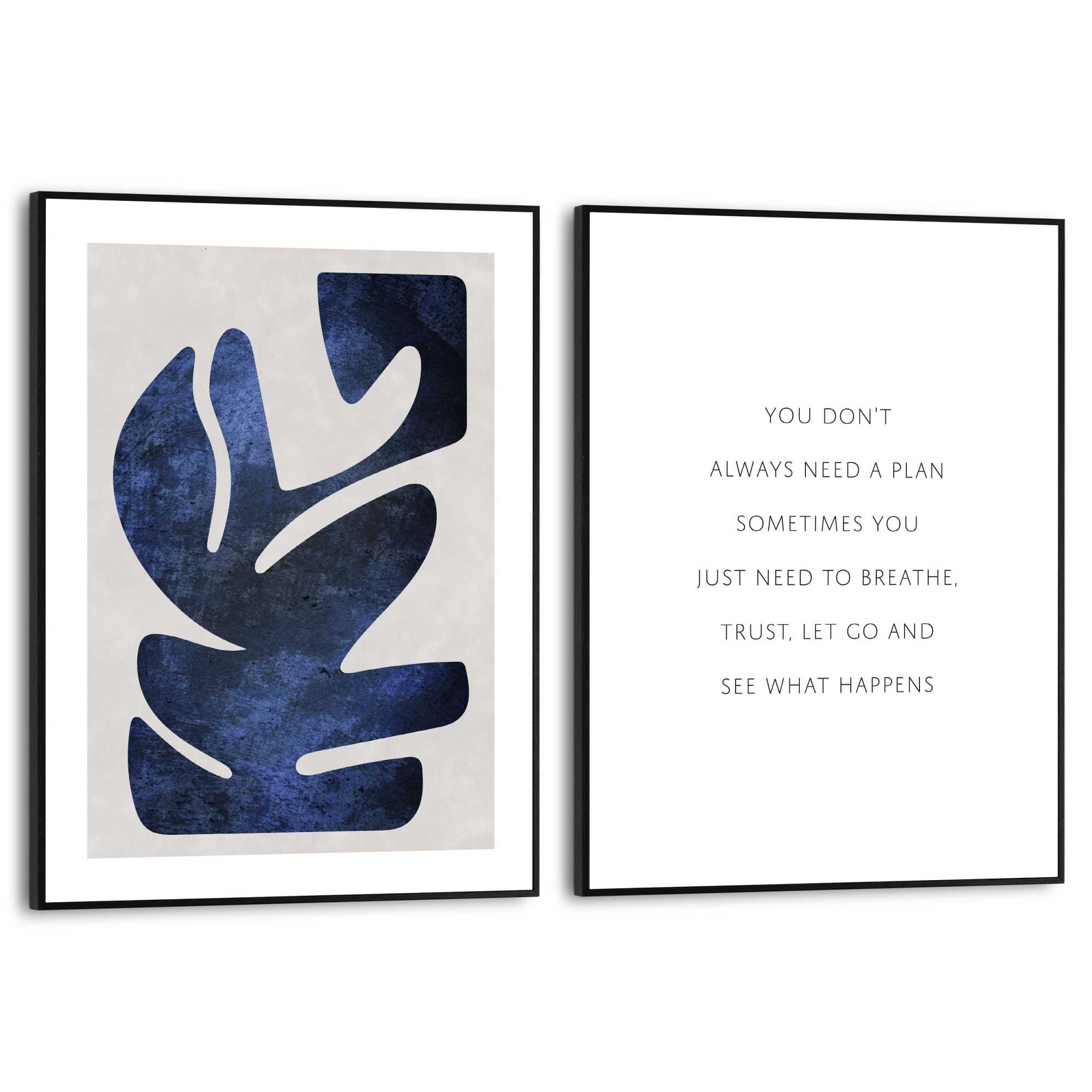 Reinders Poster "Abstract Blue" günstig online kaufen