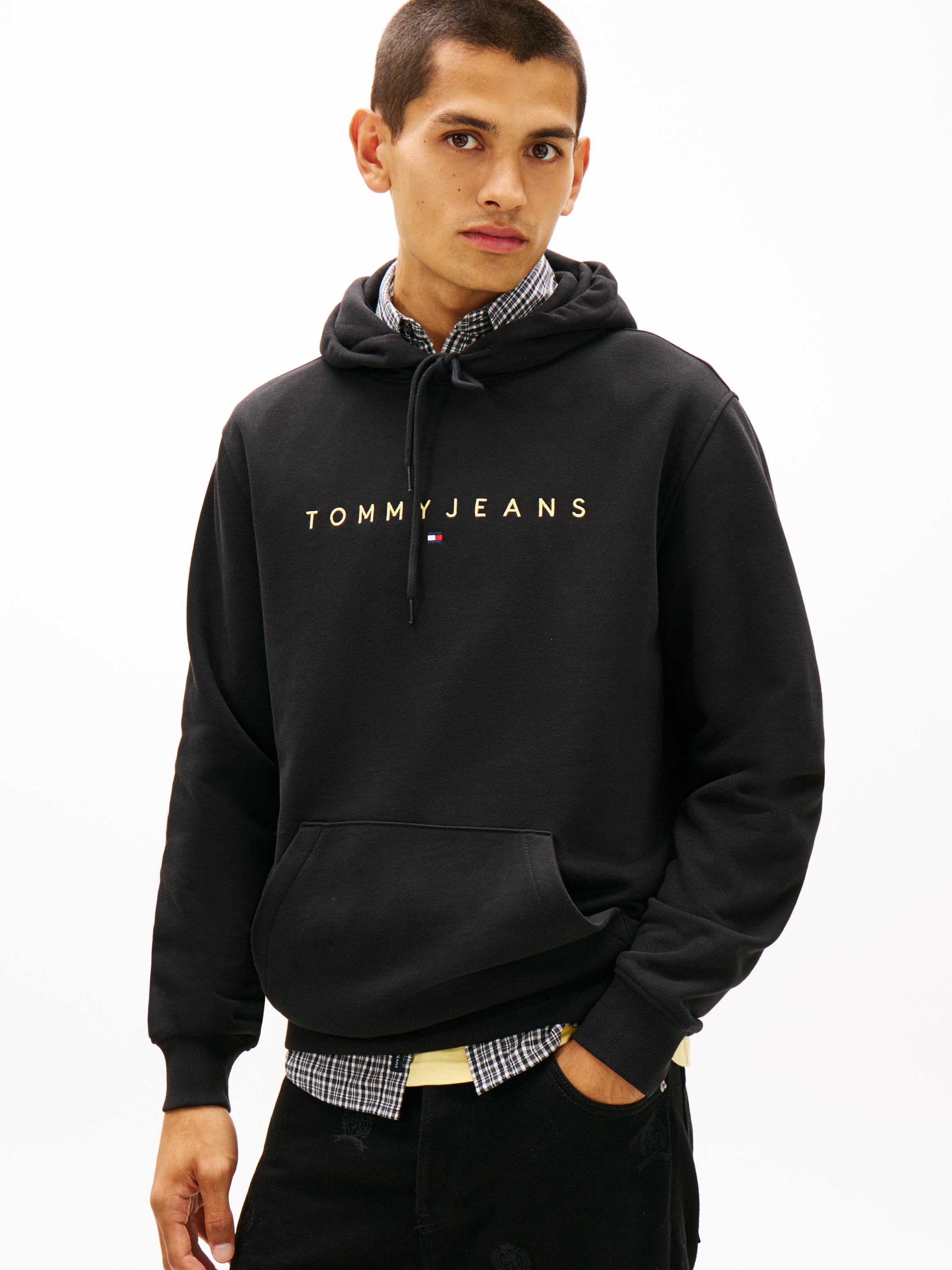 Tommy Jeans Hoodie "TJM REG LINEAR LOGO HOODIE EXT" günstig online kaufen