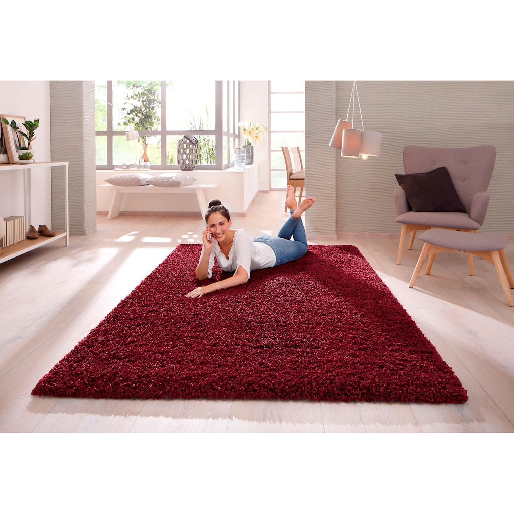 Home affaire Hochflor-Teppich »Viva«, rechteckig