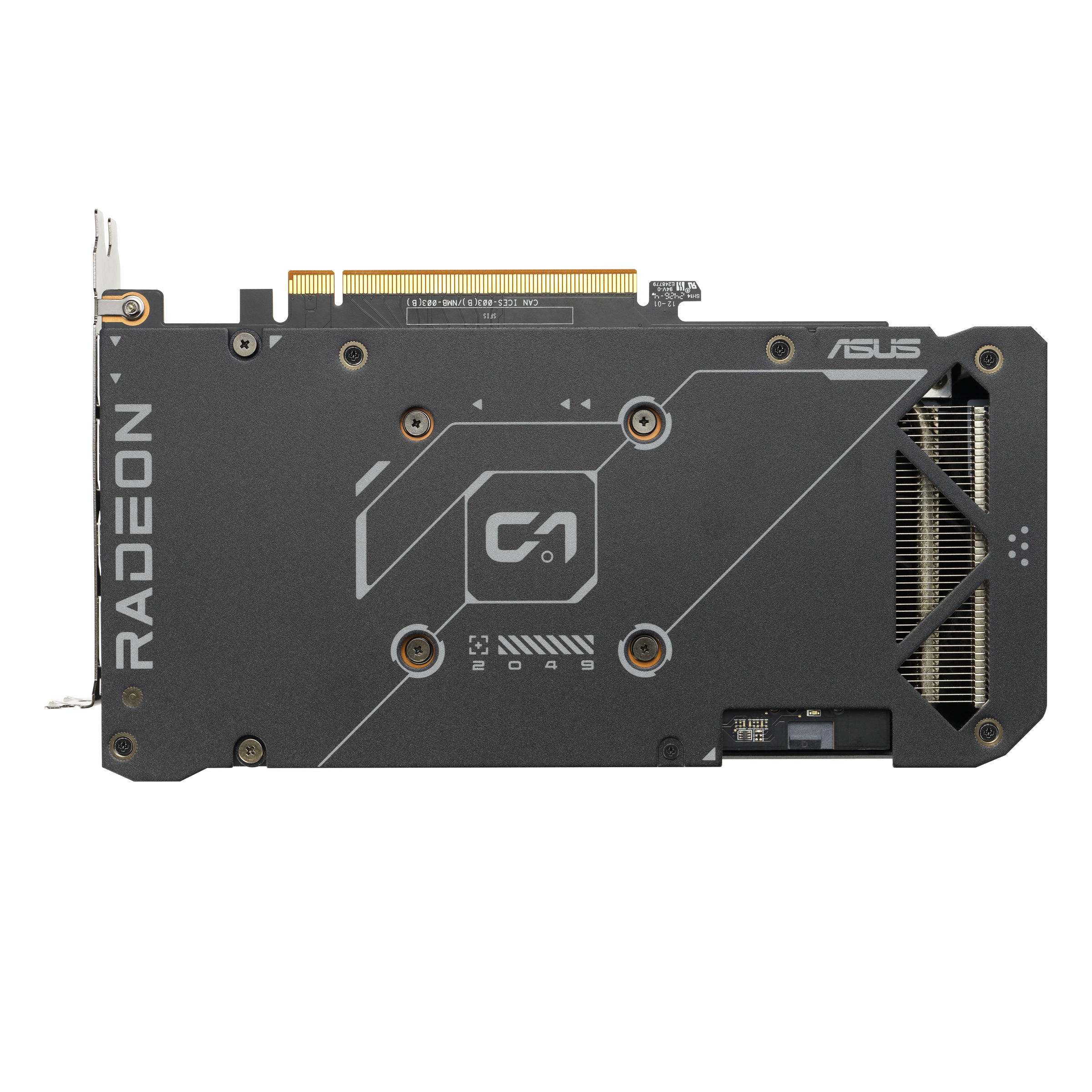 Asus Grafikkarte »Dual Radeon RX 7600 EVO OC Edition 8GB GDDR6«, 8 GB, GDDR6, Das 2.5-Slot-Design