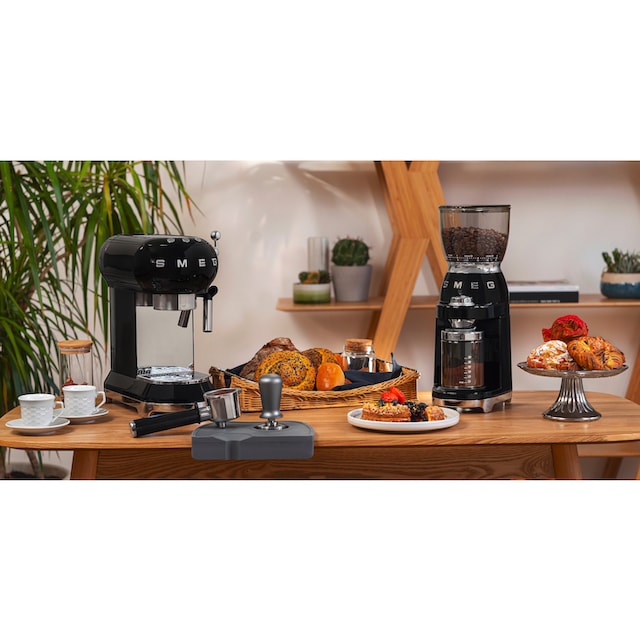 Smeg Kaffeemühle »CGF01BLEU Schwarz«, 150 W, Kegelmahlwerk, 350 g  Bohnenbehälter kaufen | BAUR