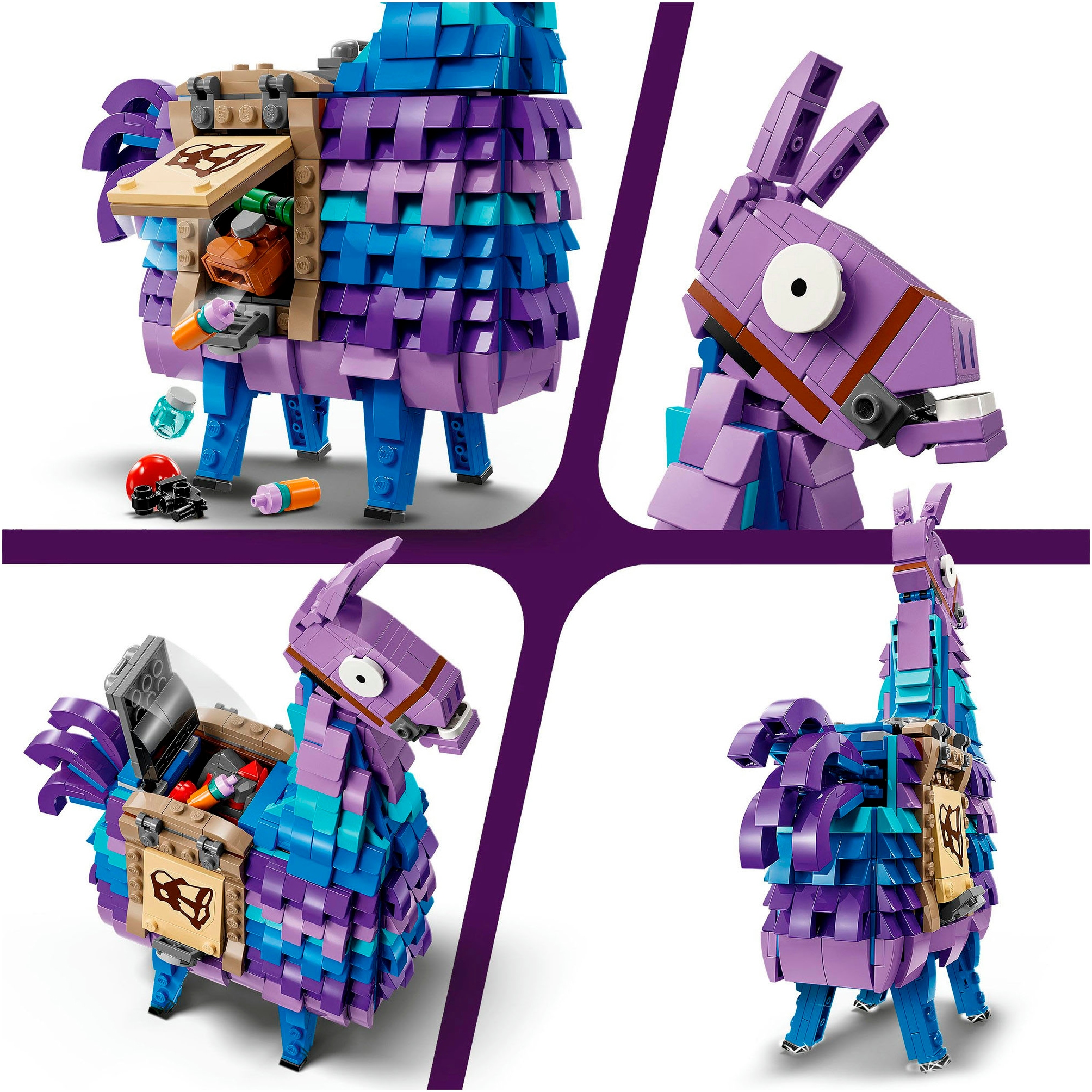 LEGO® Konstruktionsspielsteine »Vorratslama (77071), LEGO Fortnite«, (691 St.), Made in Europe