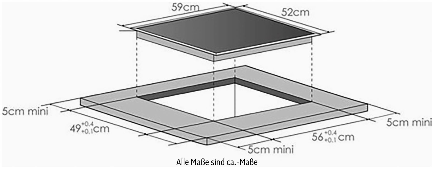 HELD MÖBEL Küchenzeile »Ohio«, mit E-Geräten, Breite 240 cm