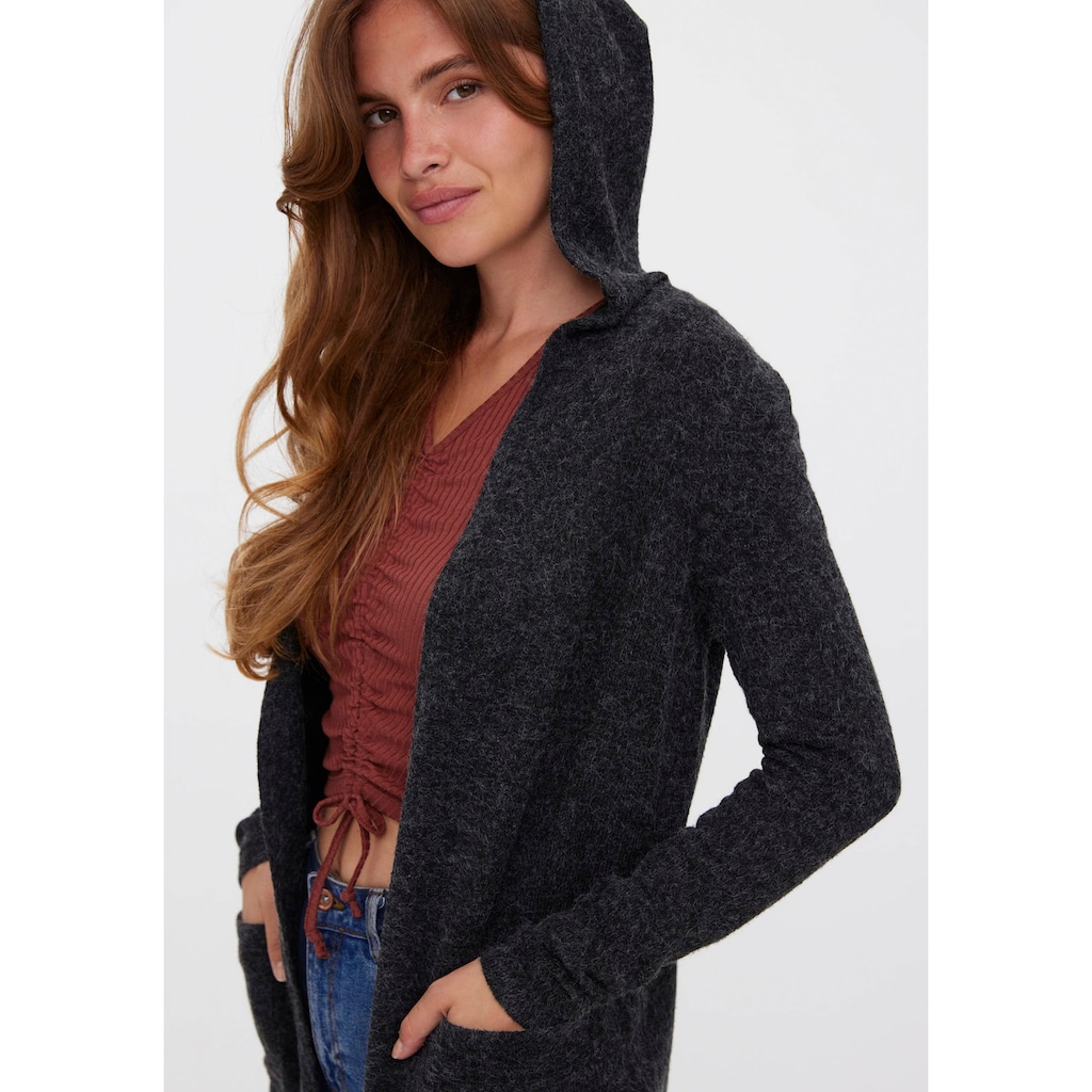 Vero Moda Strickjacke »VMDOFFY LS OPEN HOOD CARDIGAN GA NOOS«