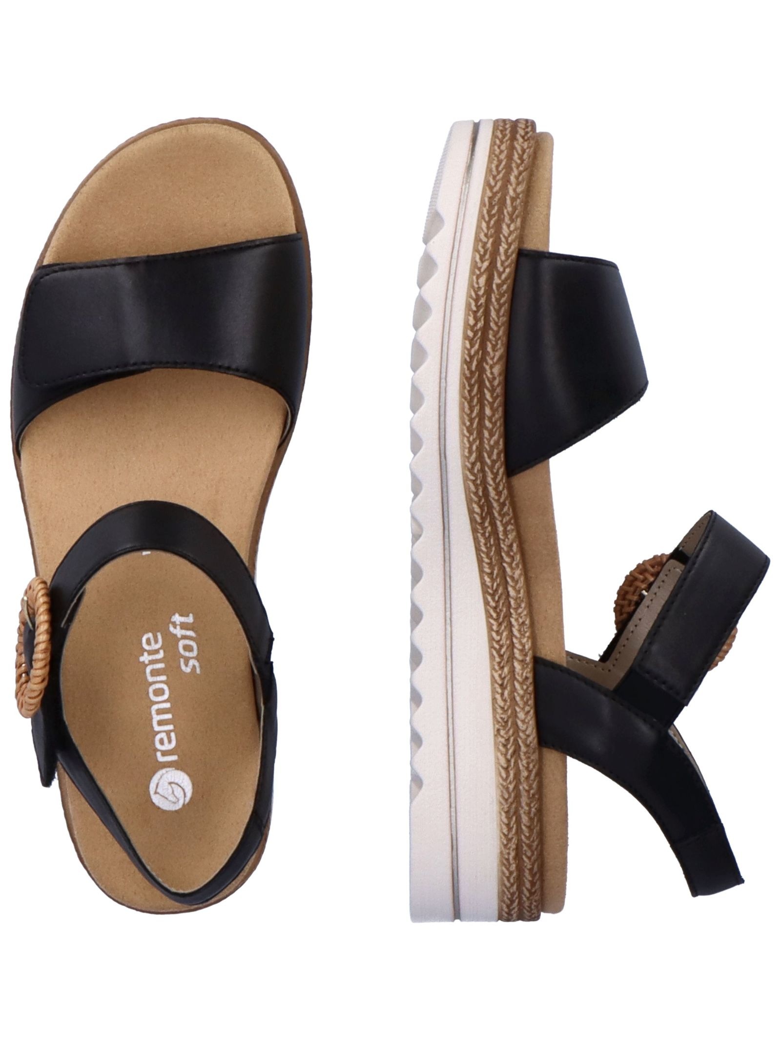 Thumbnail - Remonte Riemchensandale "Remonte Sandalen Glattleder"