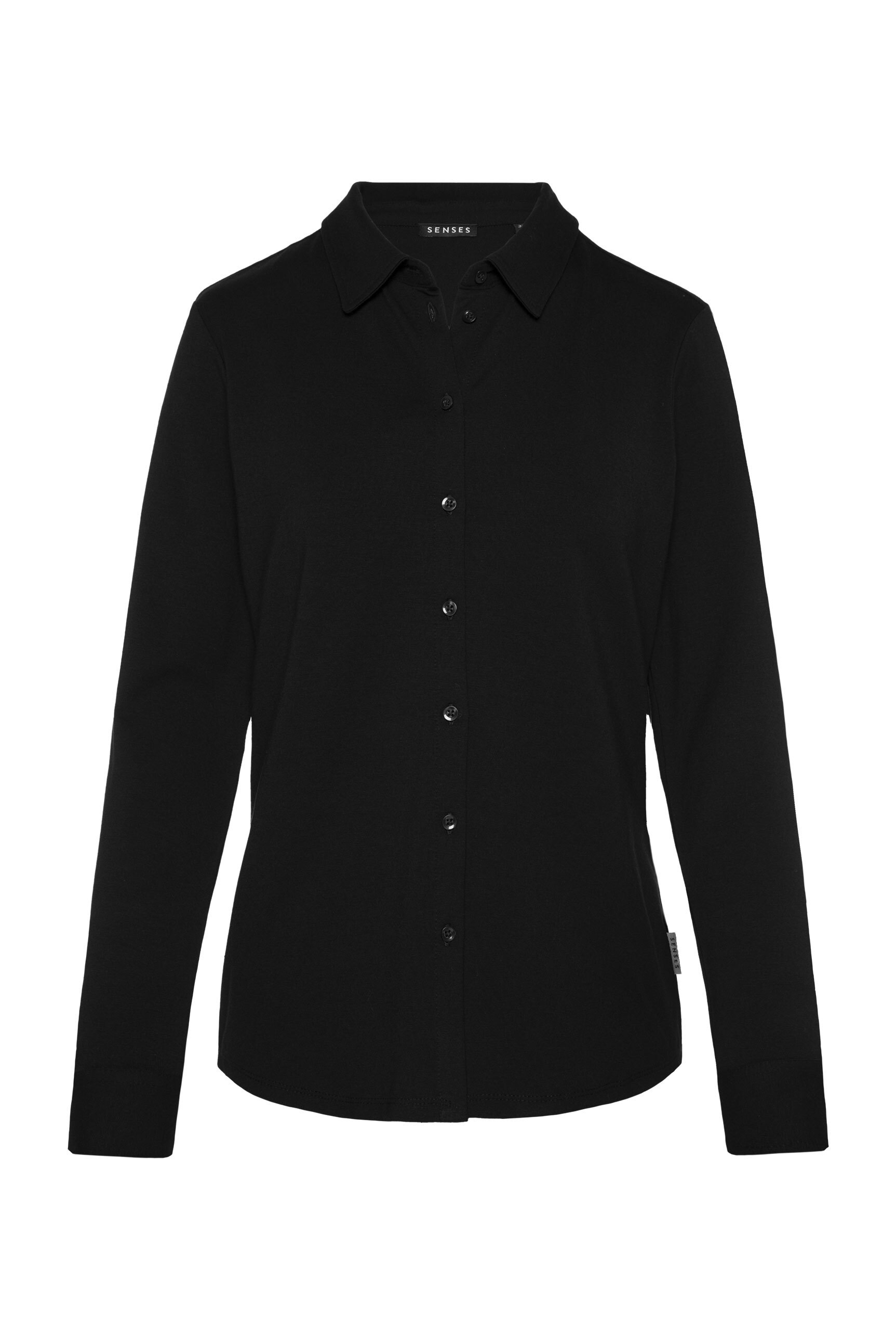 SENSES.THE LABEL Langarmbluse, mit Elasthan-Anteil